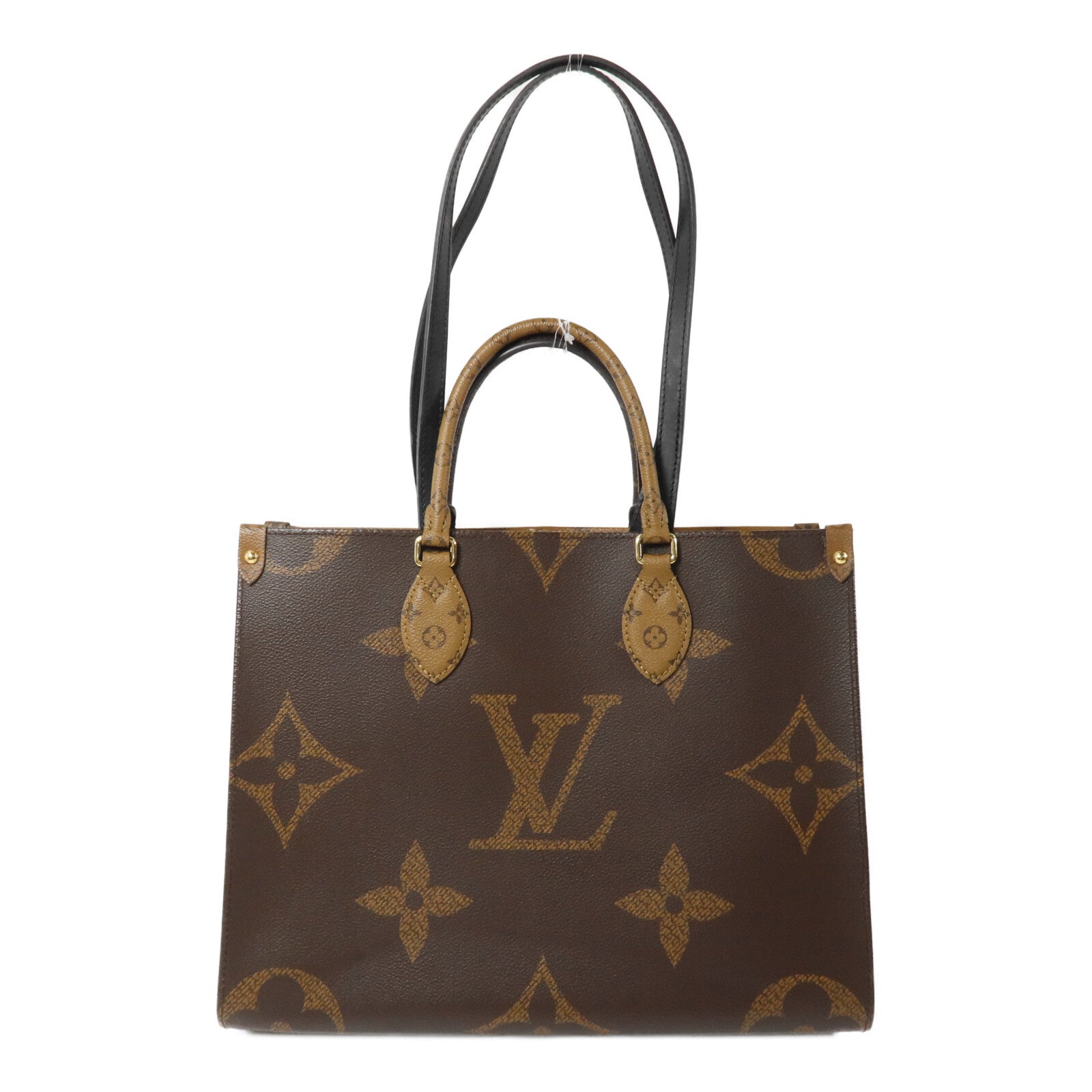LOUIS VUITTON Monogram Giant On The Go MM手挽肩背兩用袋