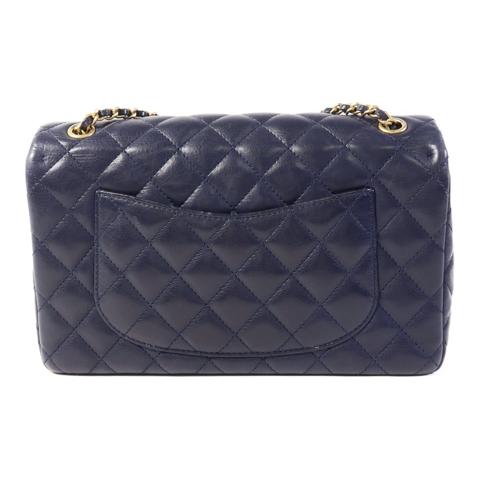 CHANEL 牛皮皮革Chain Shoulder Bag金扣鏈帶肩背袋