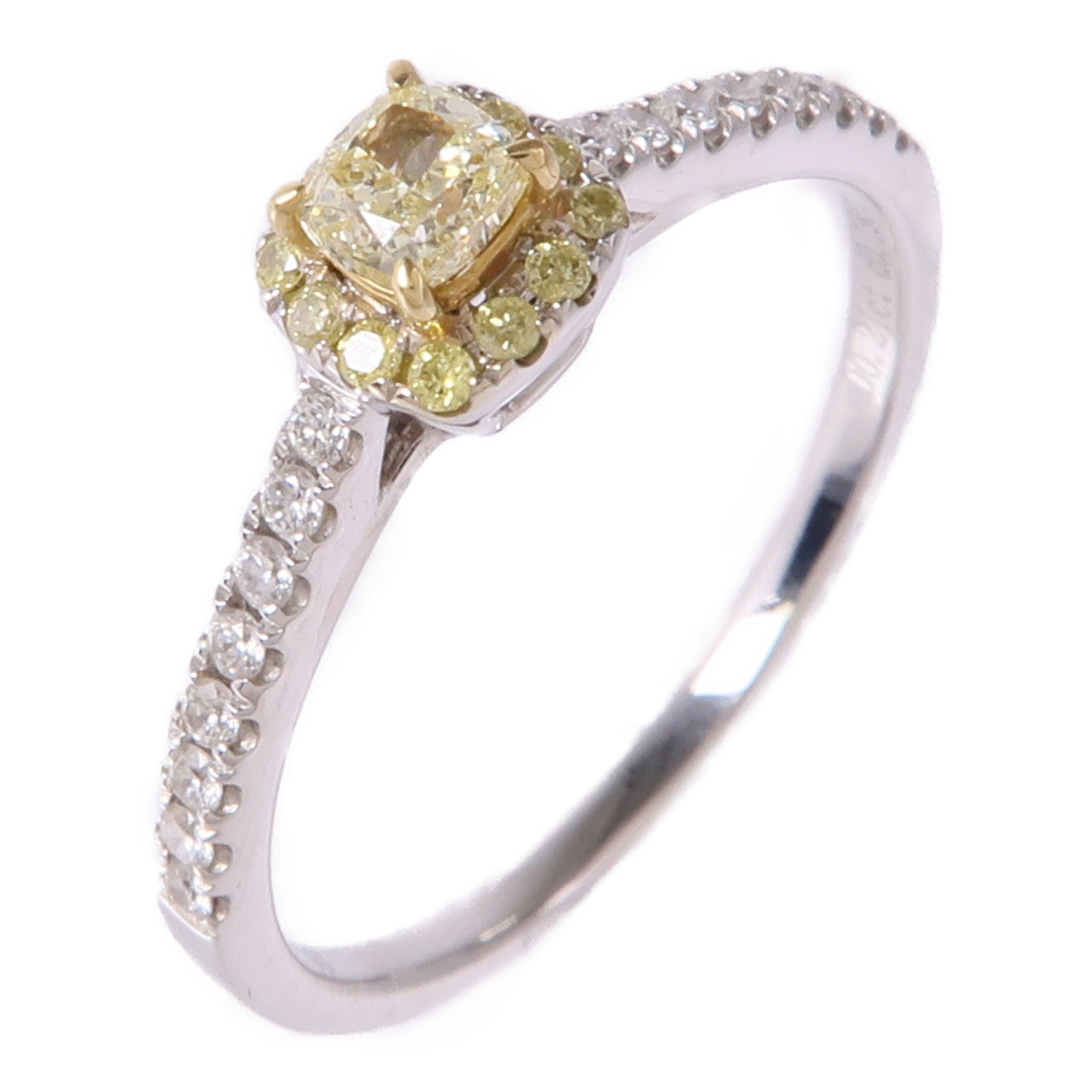 JEWELRY 18K白金Diamond Ring鑽石戒指US#6.75