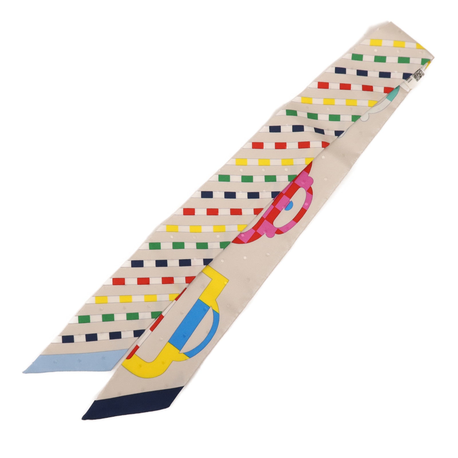 HERMES 絲質Twilly絲巾