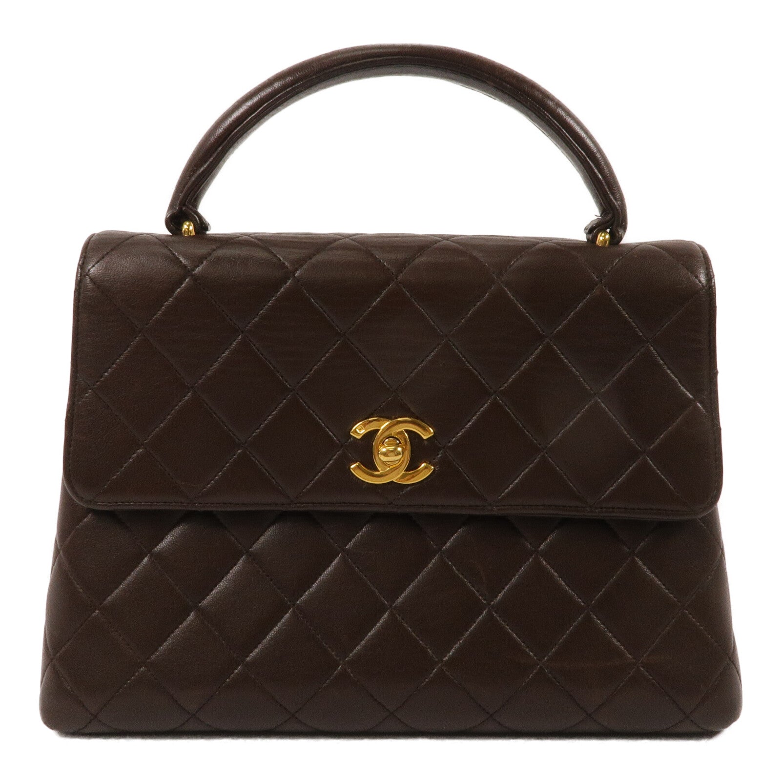 CHANEL 羊皮皮革Vintage Top Handle Handbag手挽袋