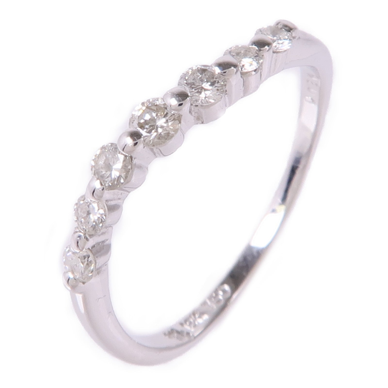 JEWELRY 【激減優惠】18K白金Diamond Ring鑽石戒指US#6