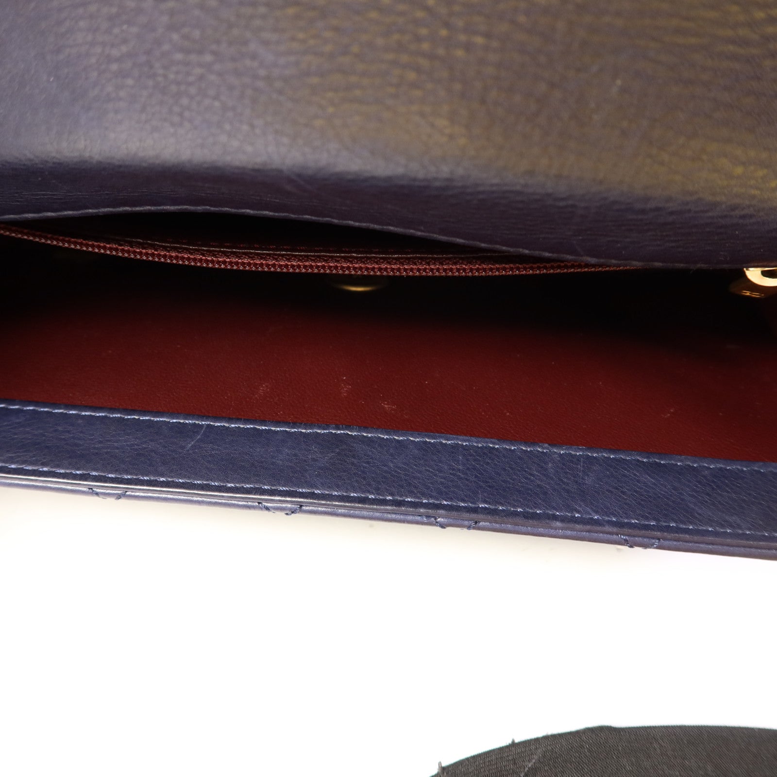 CHANEL 牛皮皮革Chain Shoulder Bag金扣鏈帶肩背袋