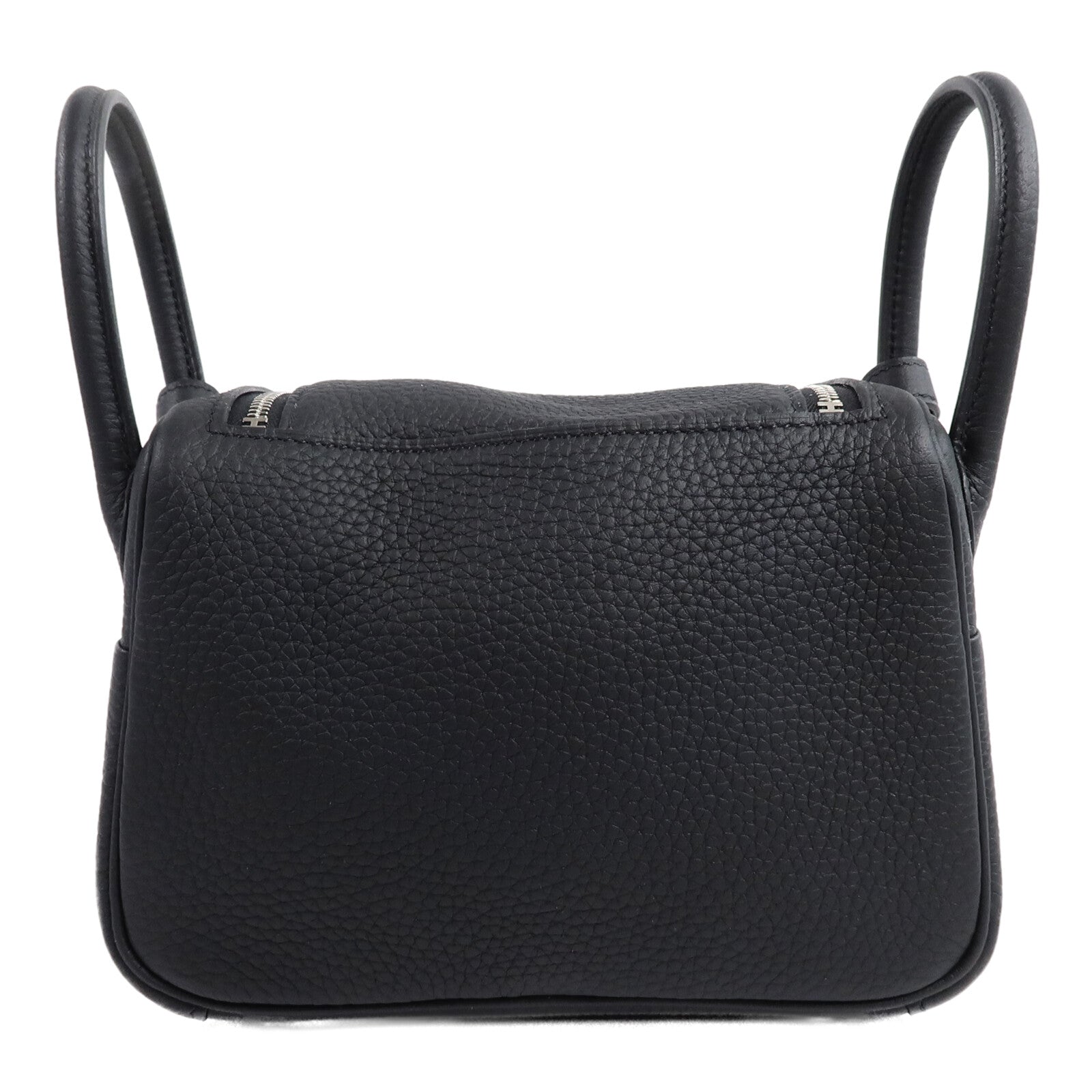 HERMES Clemence皮革Mini Lindy手挽肩背兩用袋
