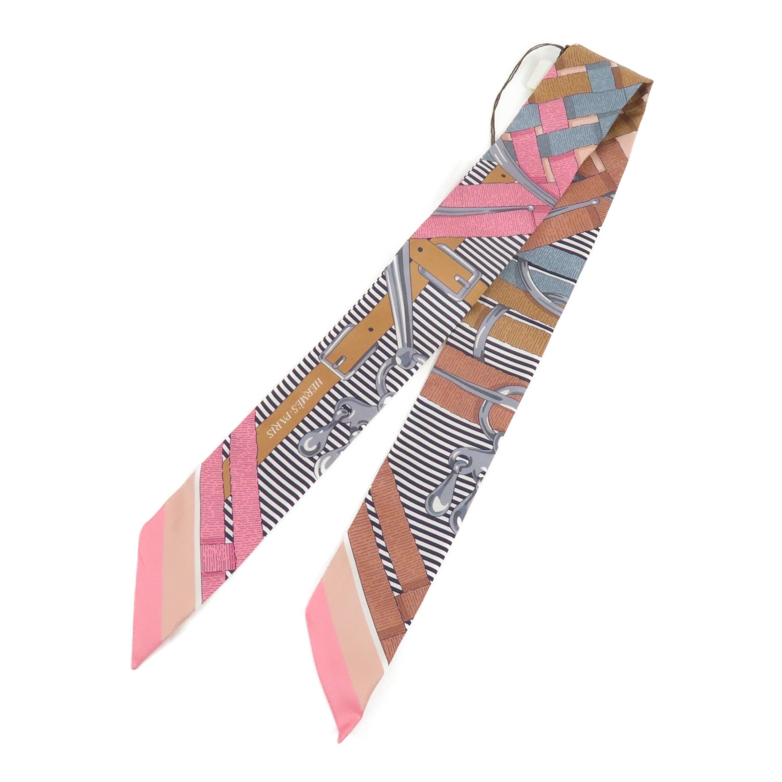 HERMES 絲質Twilly絲巾