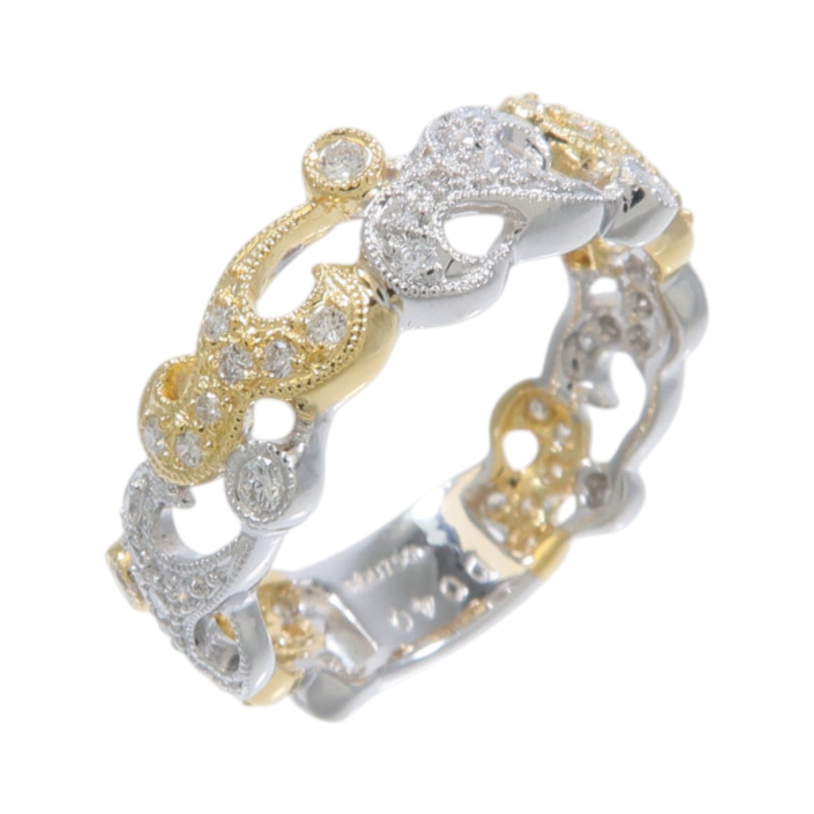 JEWELRY 18K白金/黃金Diamond Ring鑽石戒指