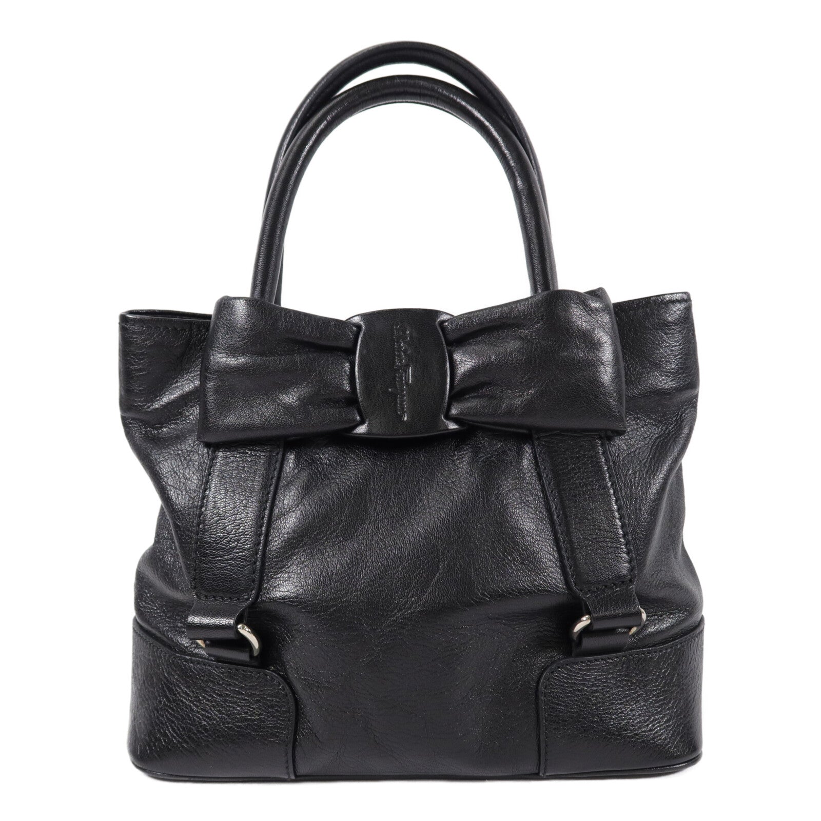Salvatore Ferragamo 牛皮皮革Vintage Hand Bag手挽袋