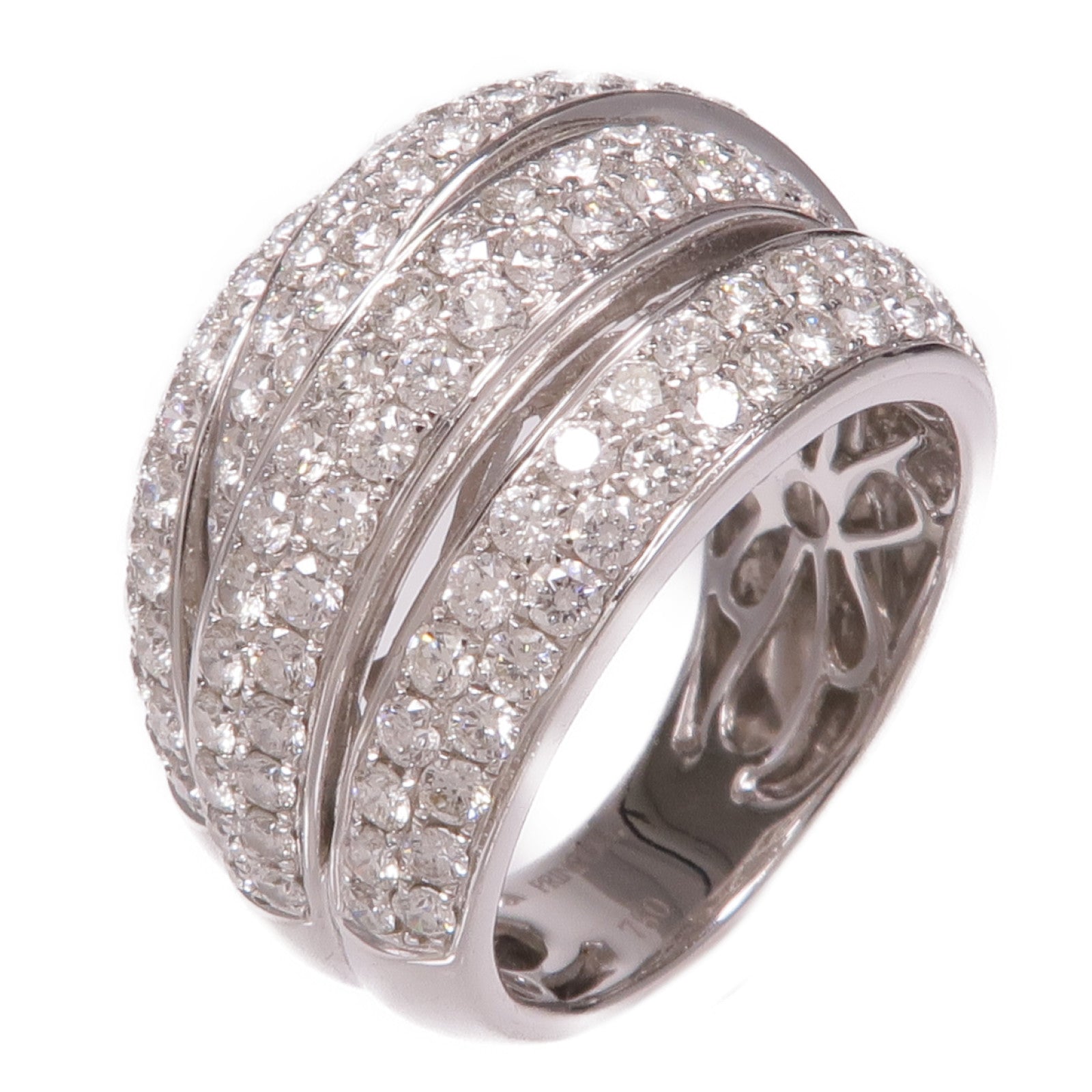 JEWELRY 18K白金Diamond Ring鑽石戒指US#6.75