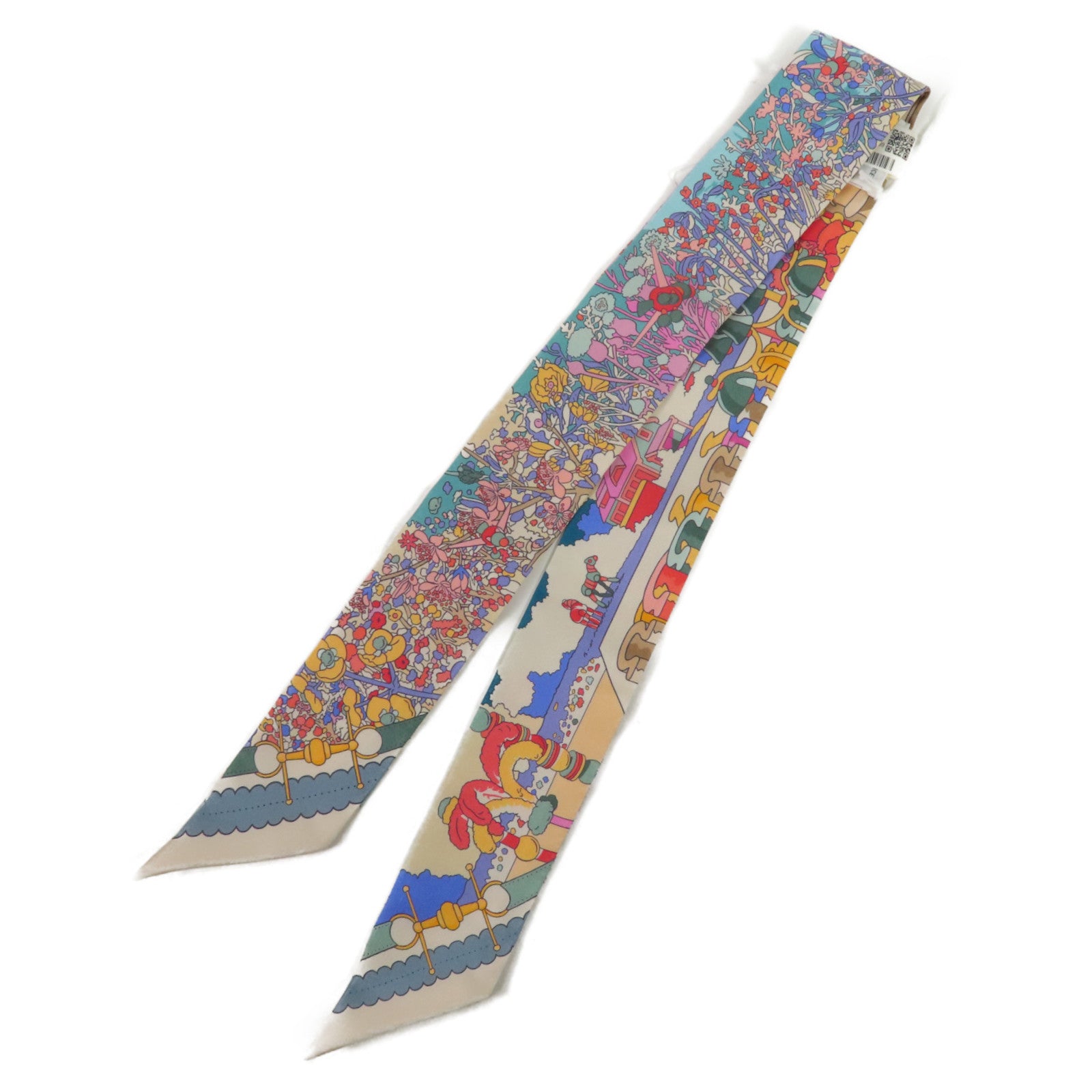 HERMES 絲質Twilly絲巾