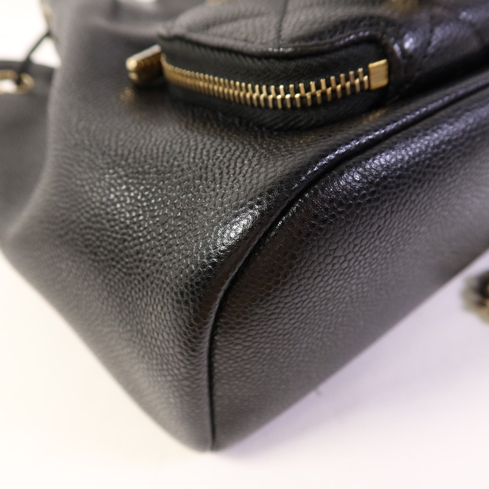 CHANEL 牛皮皮革Chain Shoulder Bag金扣鏈帶肩背袋