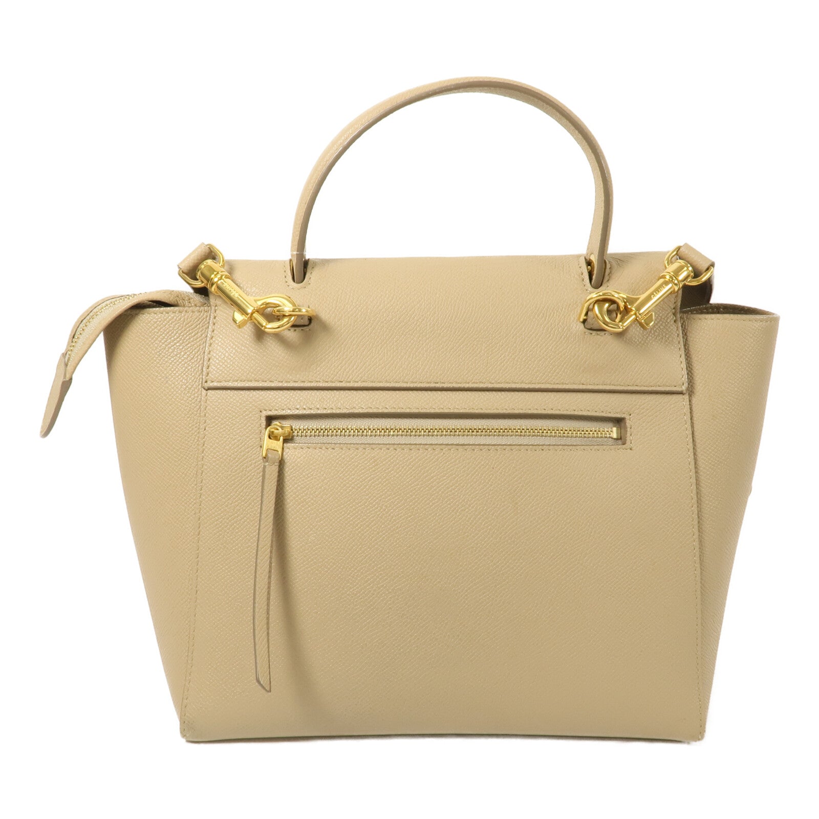 CELINE 牛皮皮革Micro Belt Bag手挽肩背兩用袋