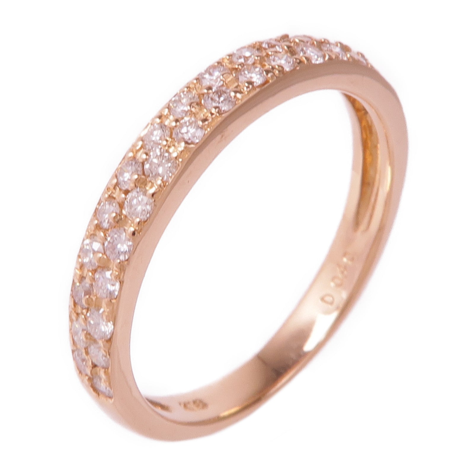 JEWELRY 18K玫瑰金Diamond Ring鑽石戒指US#7