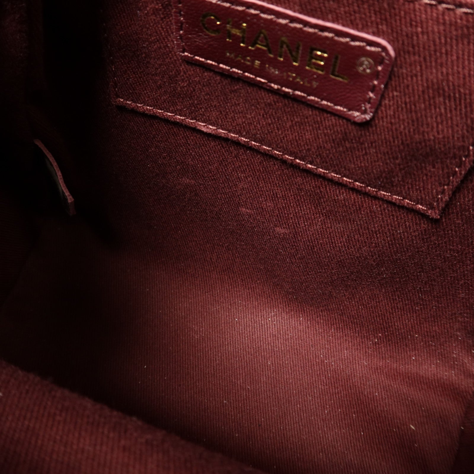 CHANEL 牛皮皮革Chain Shoulder Bag金扣鏈帶肩背袋