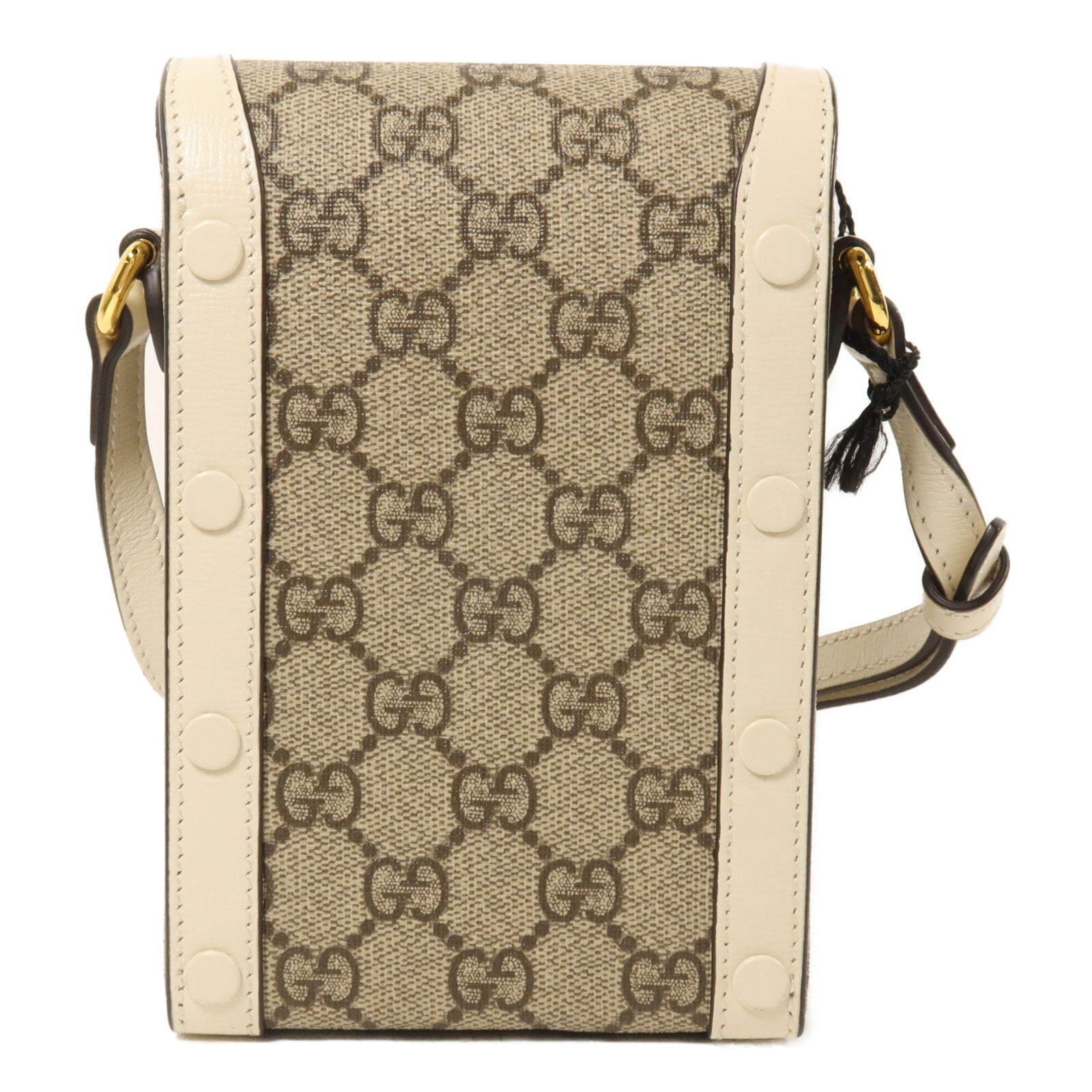 GUCCI 塗層帆布Horsebit Jumbo GG Shoulder Bag肩背袋