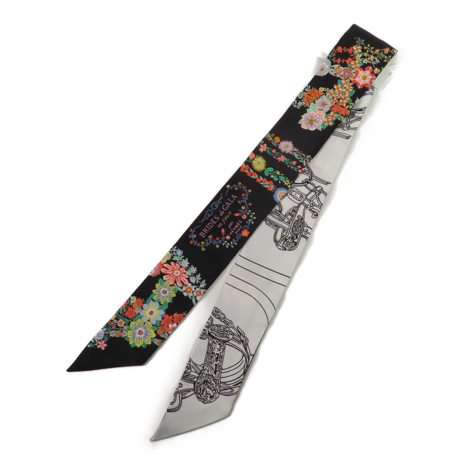 HERMES 絲質Twilly絲巾