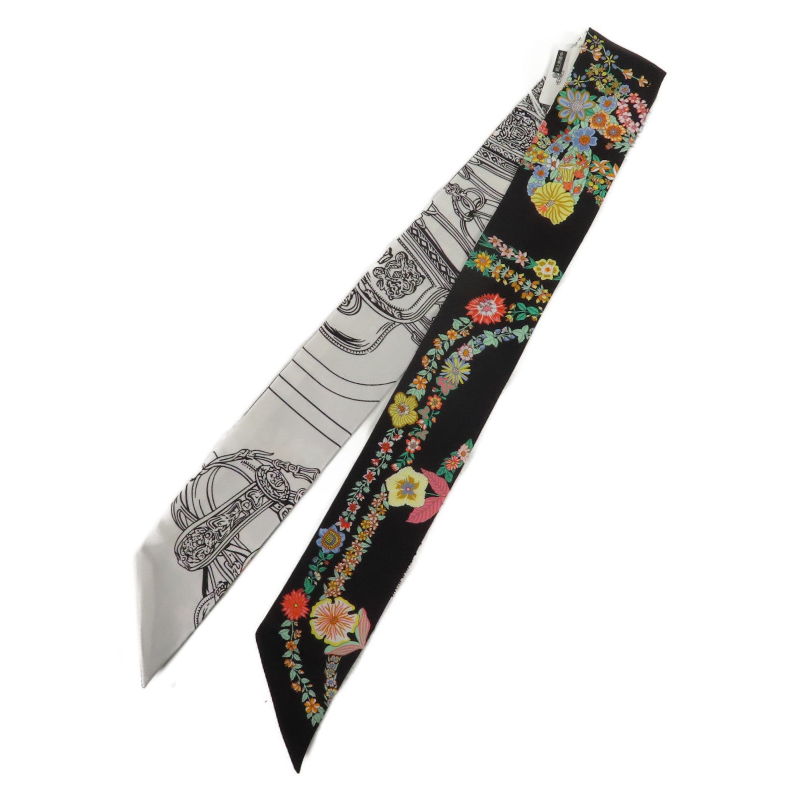 HERMES 絲質Twilly絲巾