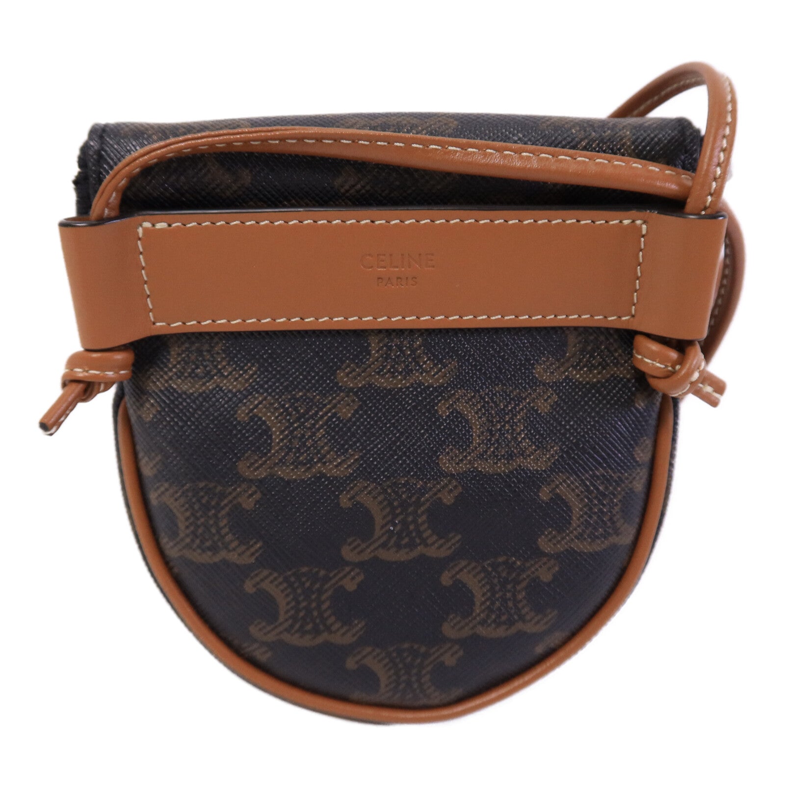 CELINE 塗層帆布Small Zipped Purse肩背袋