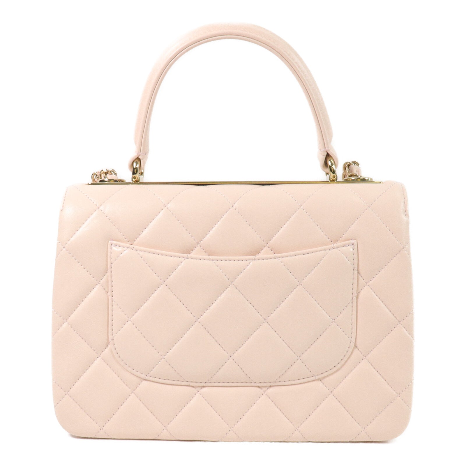 CHANEL 羊皮皮革Trendy CC Medium手挽肩背兩用袋