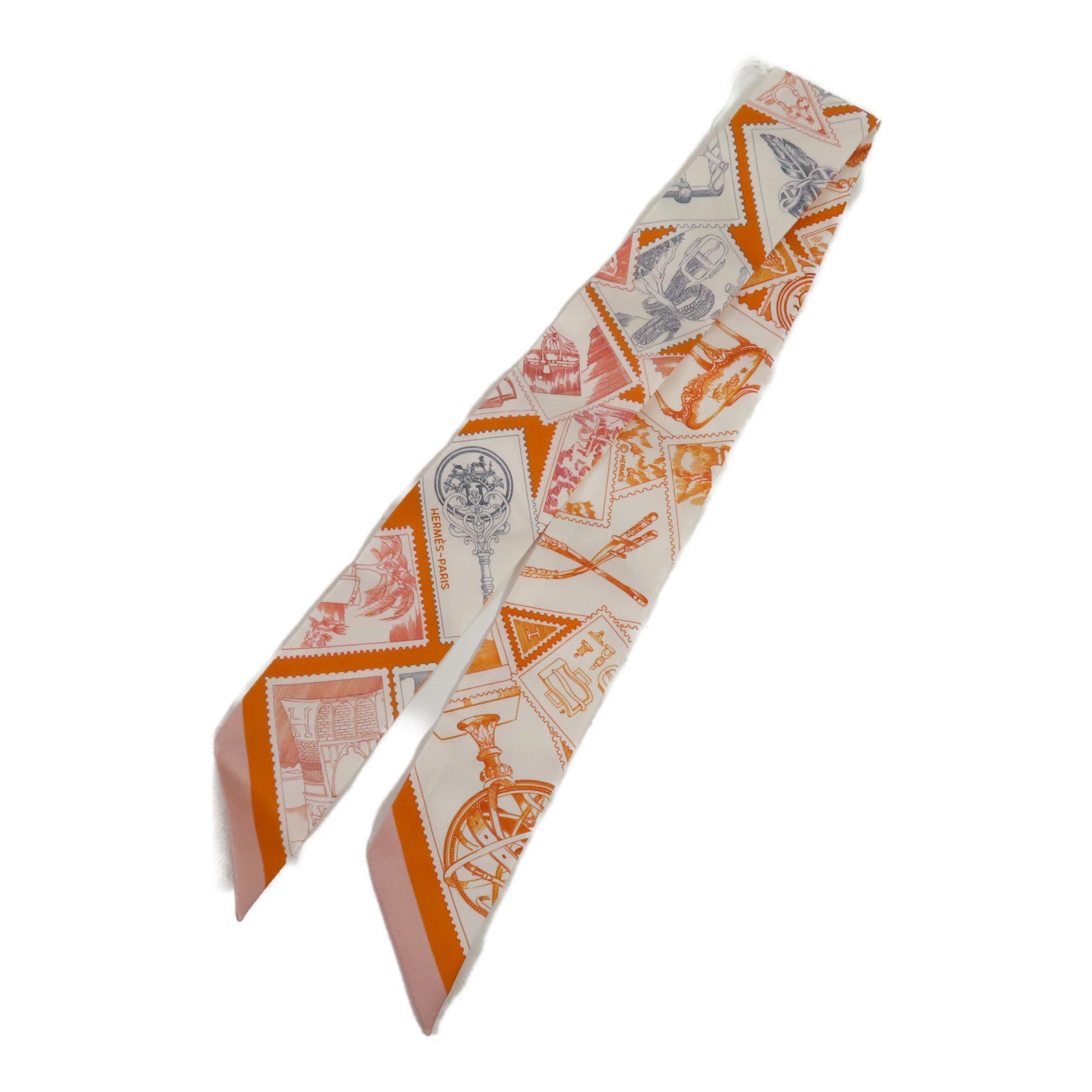 HERMES 絲質Twilly絲巾