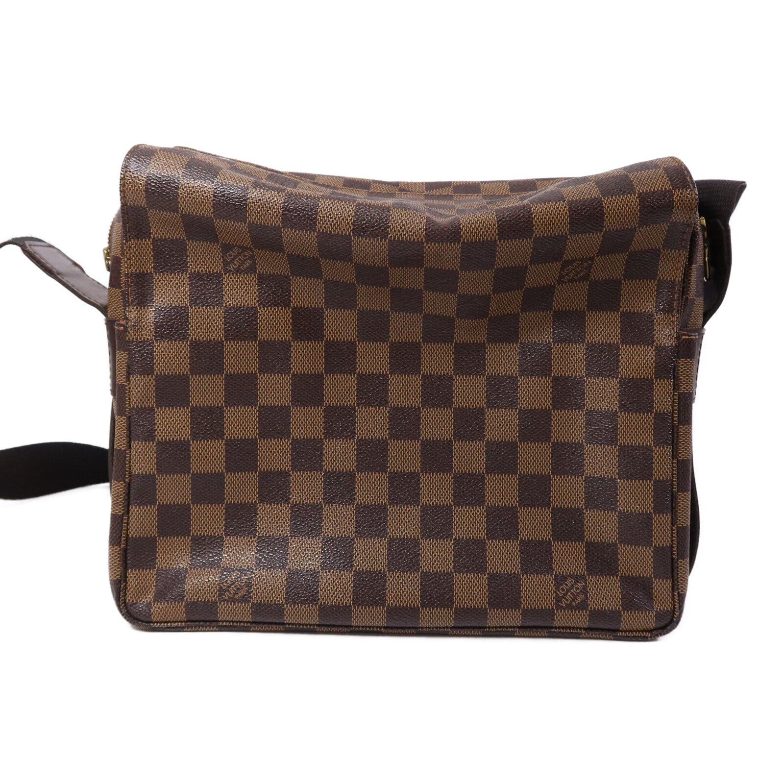 LOUIS VUITTON Damier Naviglio金扣肩背袋