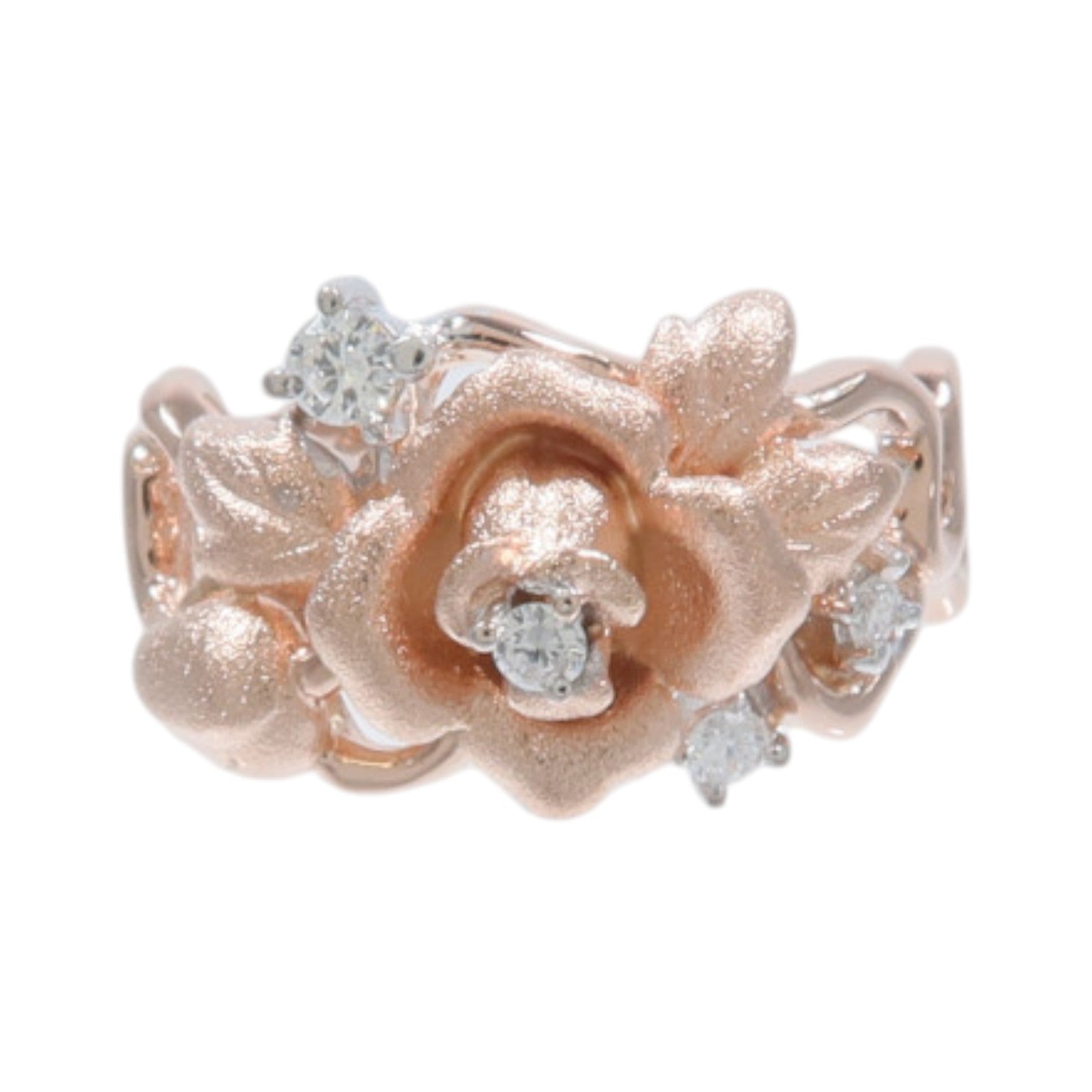 JEWELRY 18K玫瑰金/白金Diamond Ring鑽石戒指