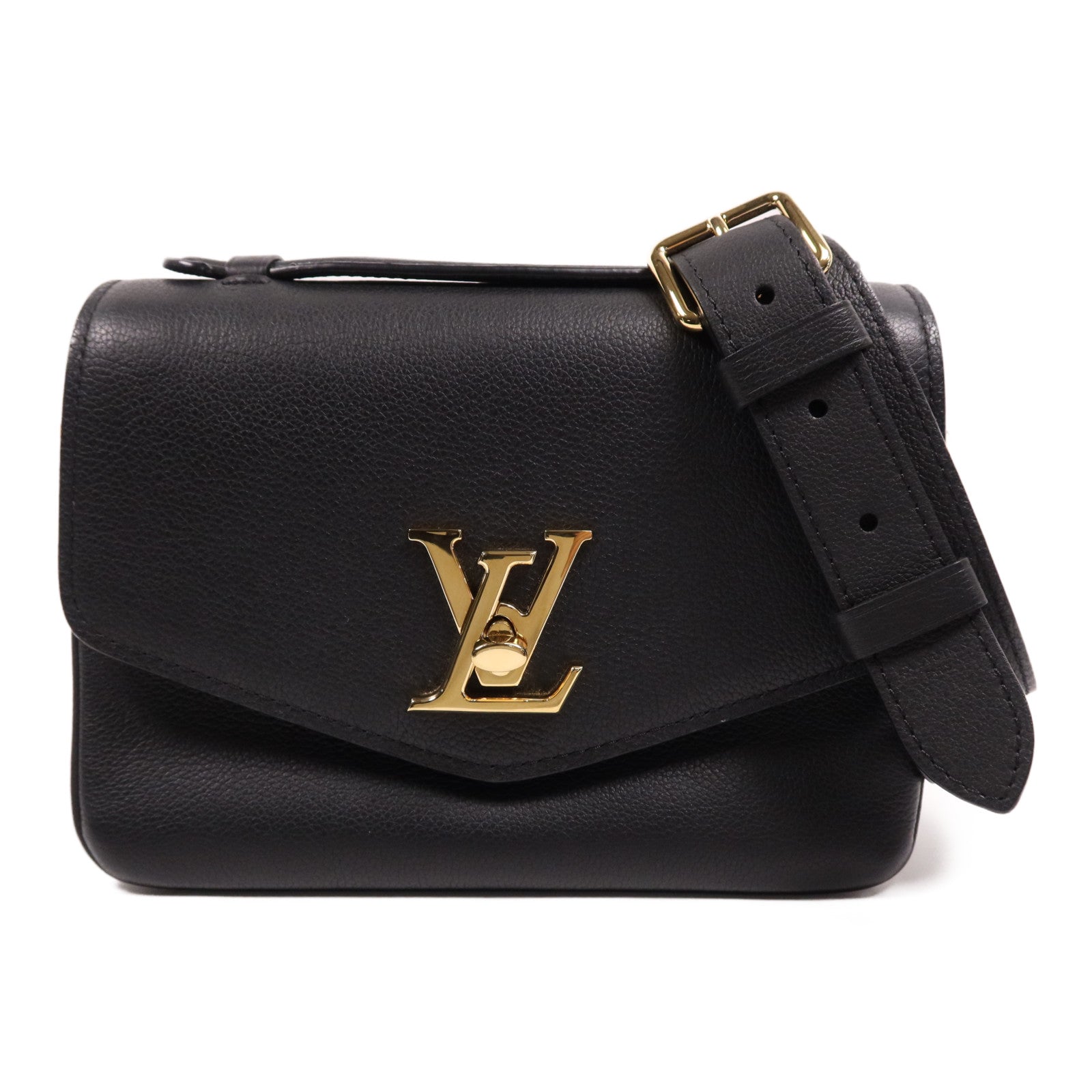 LOUIS VUITTON 牛皮皮革Oxford金扣肩背袋