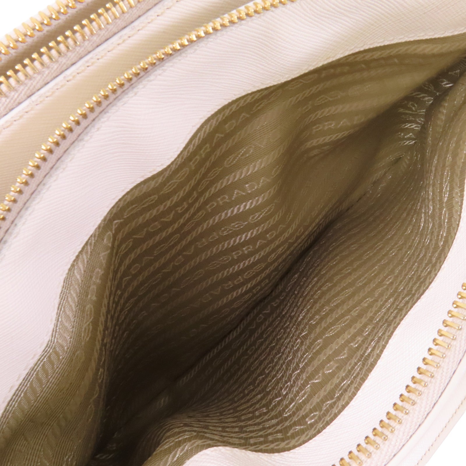 PRADA Saffiano皮革2Way Shoulder Bag金扣手挽肩背兩用袋