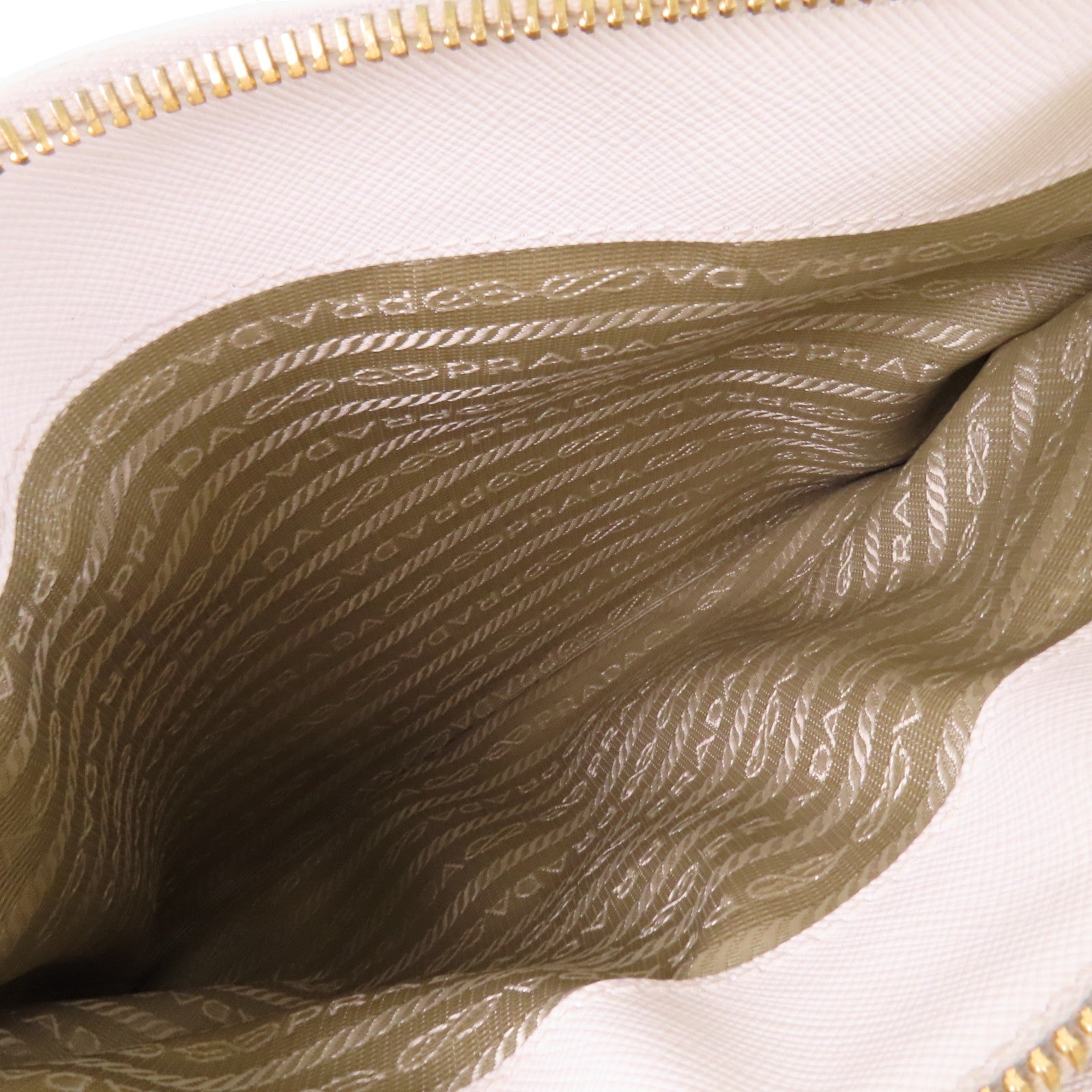 PRADA Saffiano皮革2Way Shoulder Bag金扣手挽肩背兩用袋