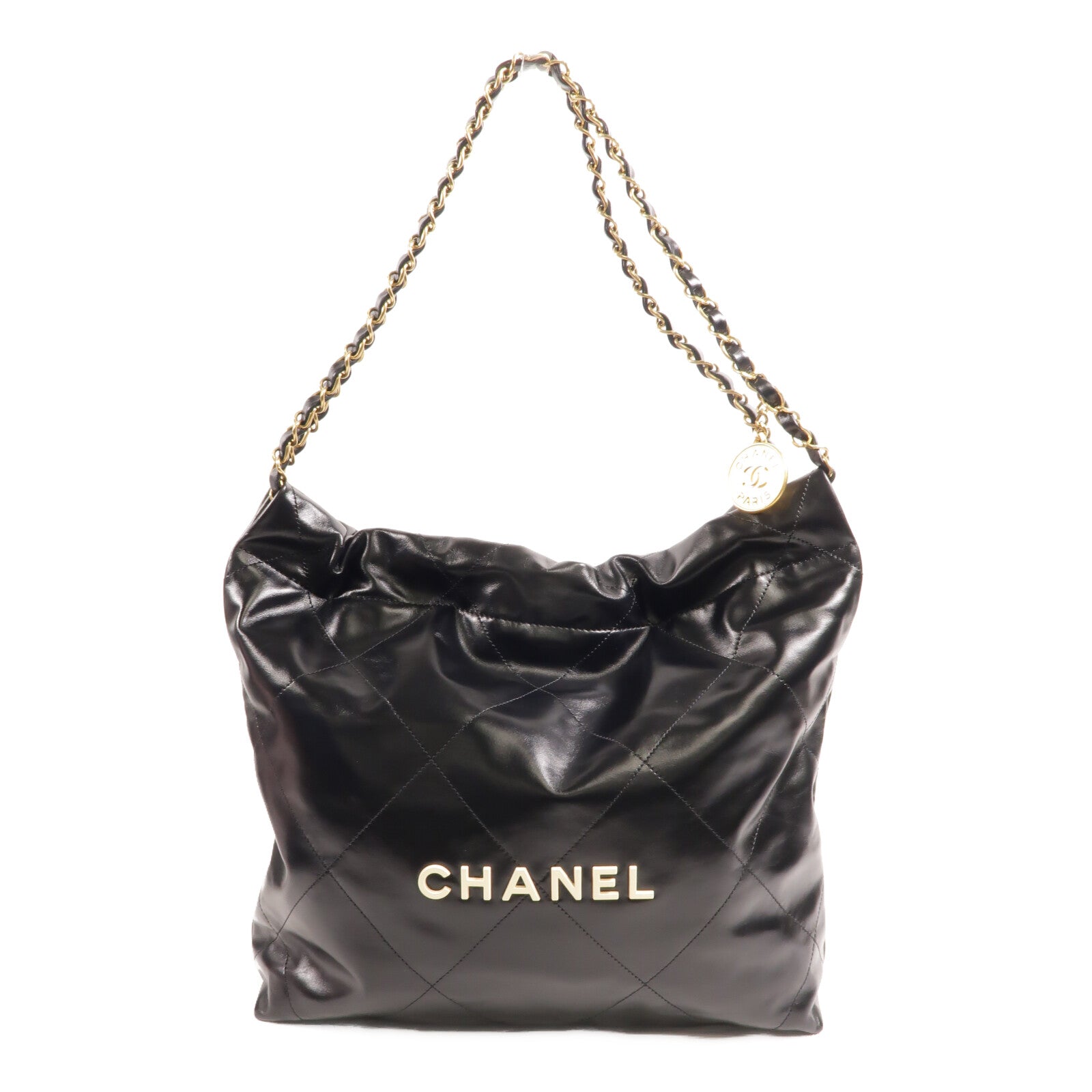 CHANEL 牛皮皮革Chanel 22 Small鏈帶肩背袋