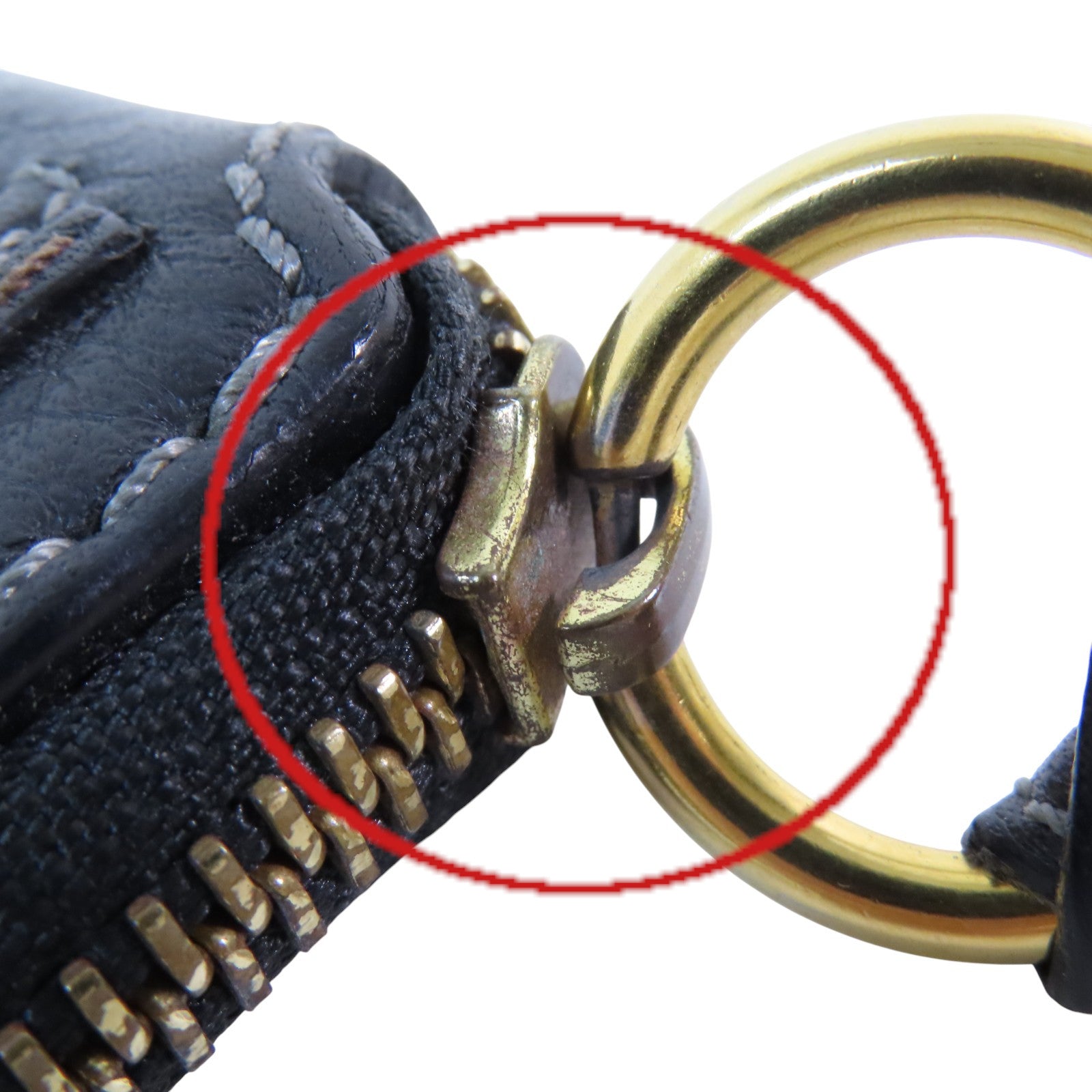 Chloe 牛皮皮革Zipper Long Wallet金扣拉鏈長錢包