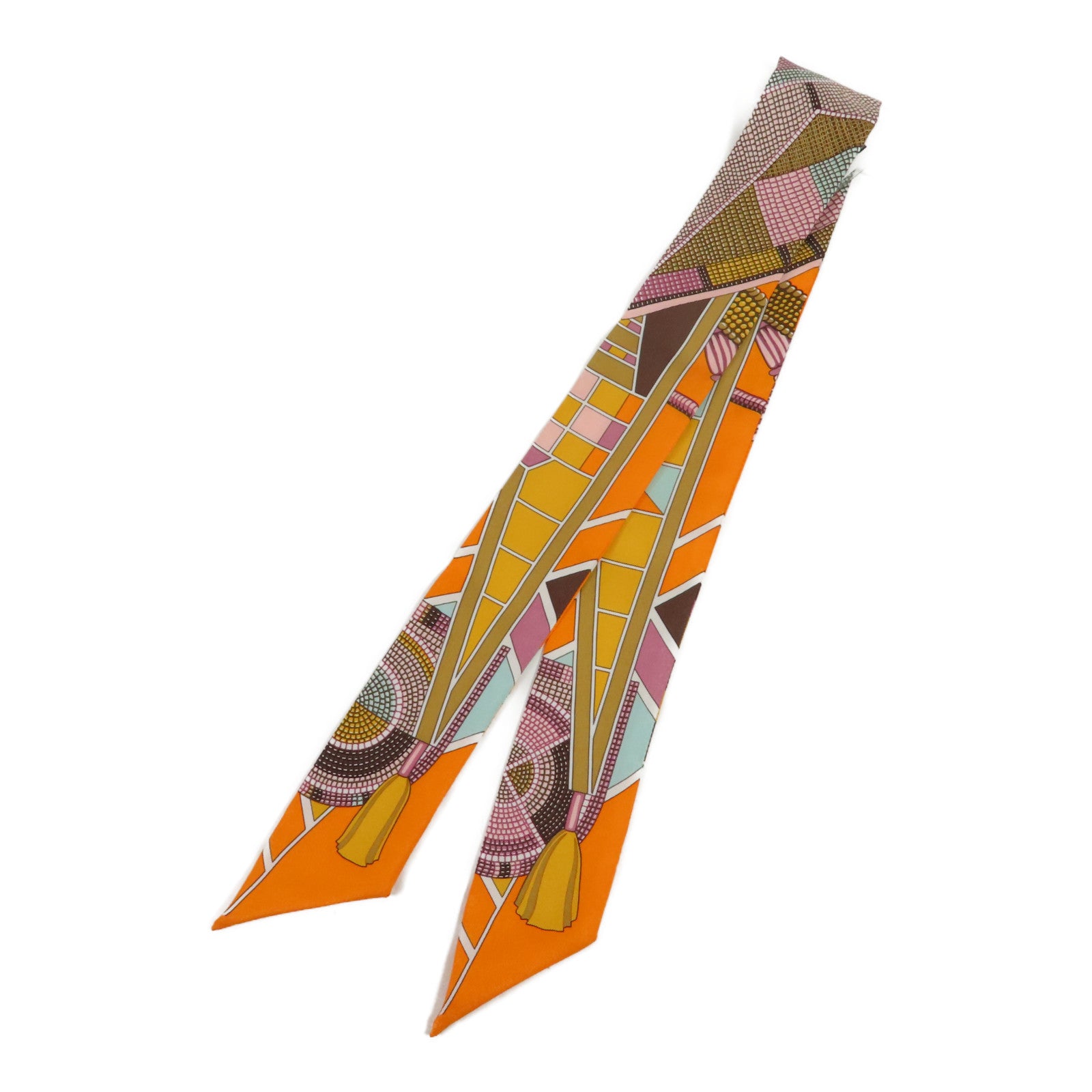 HERMES 絲質Twilly絲巾