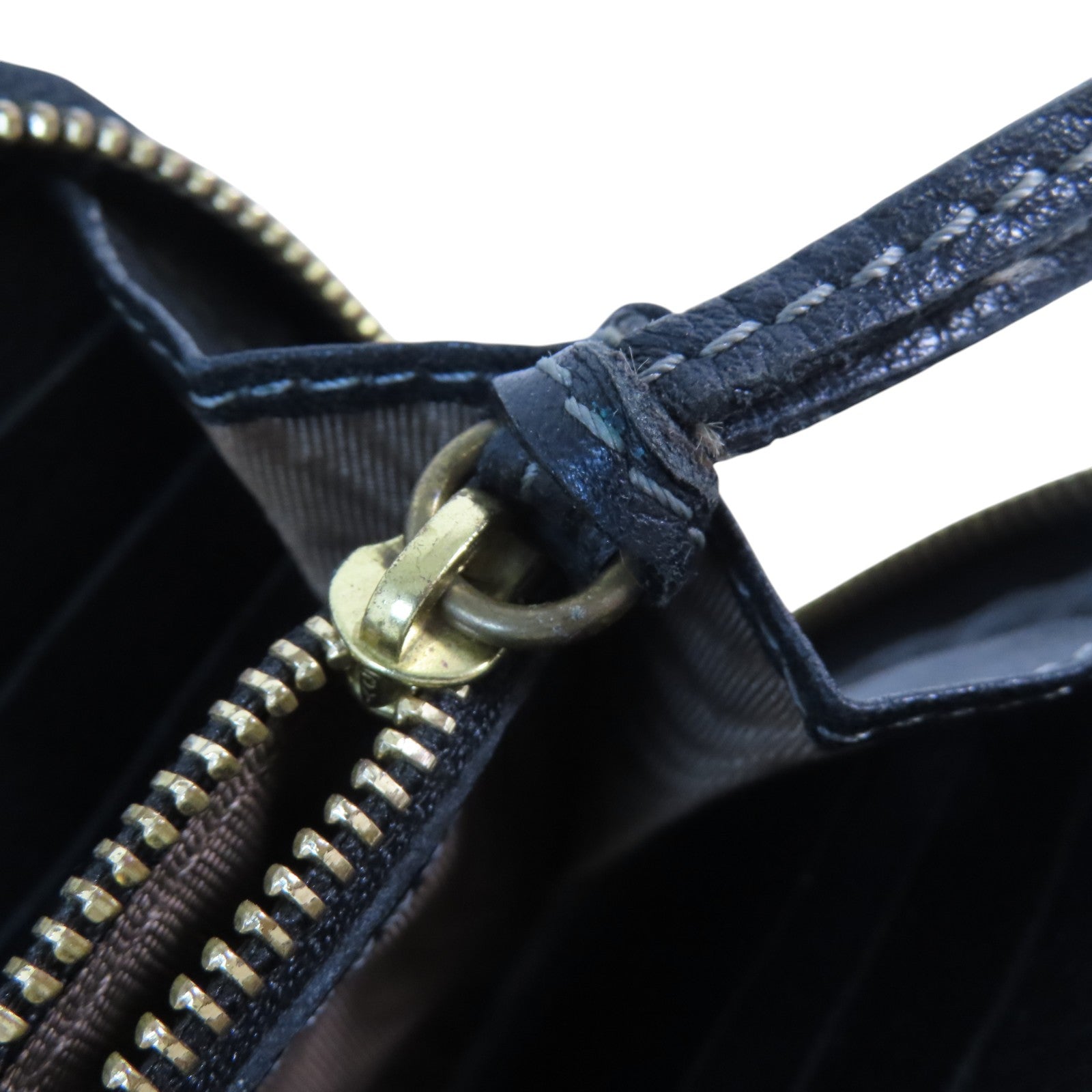 Chloe 牛皮皮革Zipper Long Wallet金扣拉鏈長錢包