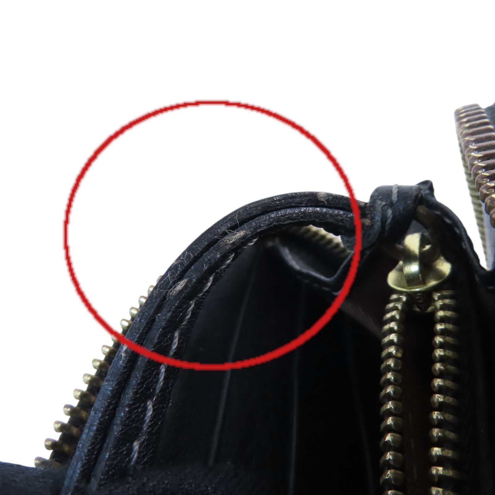 Chloe 牛皮皮革Zipper Long Wallet金扣拉鏈長錢包