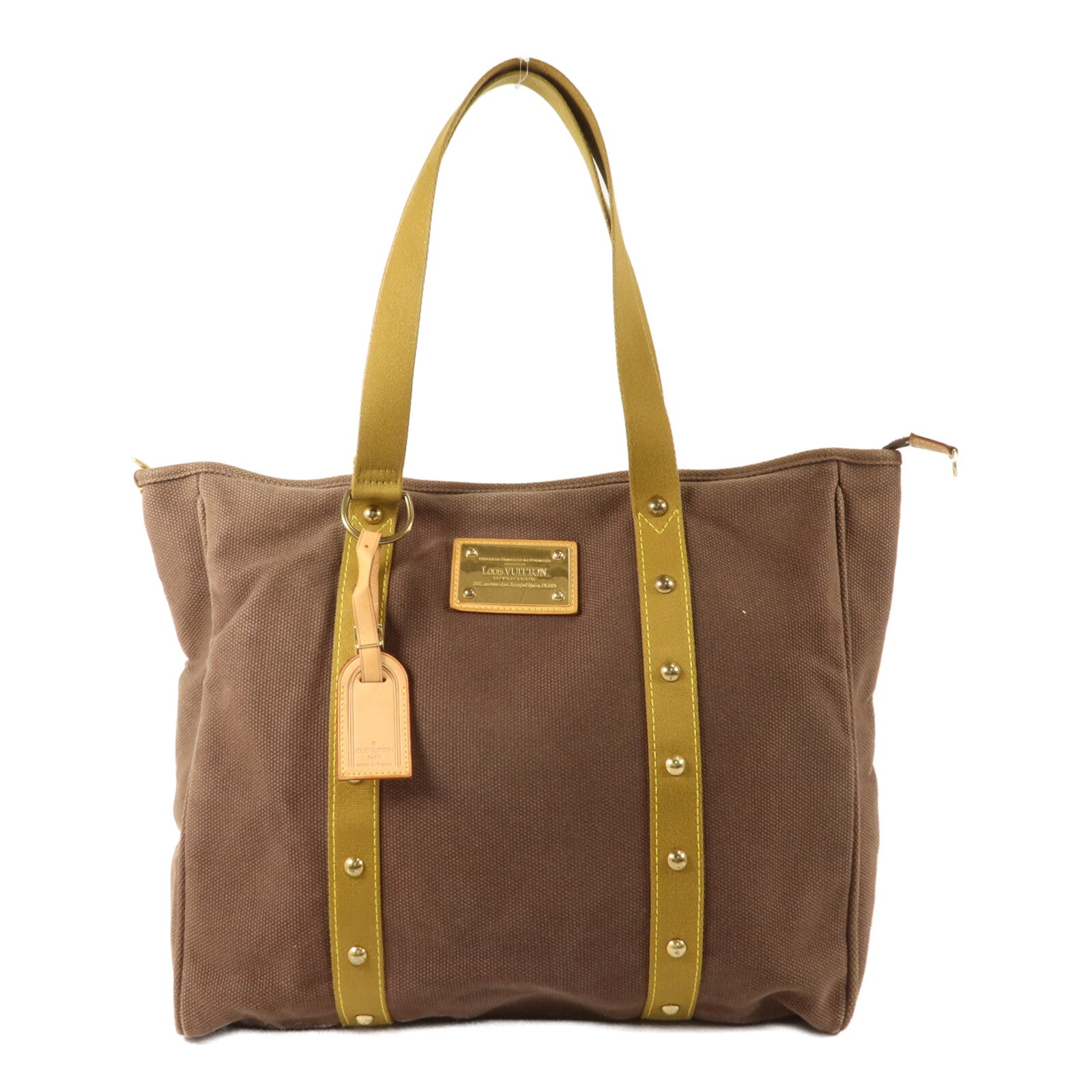 LOUIS VUITTON 帆布Antigua Cabas GM手挽袋