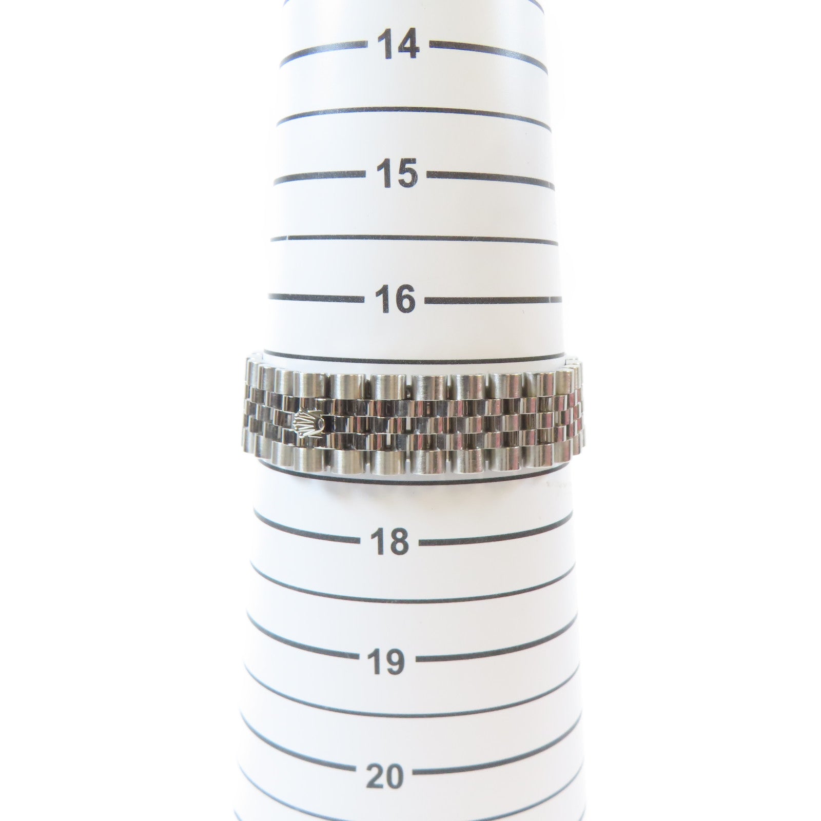 ROLEX Datejust 18K白金/不鏽鋼/鑽石手錶自動機芯銀色