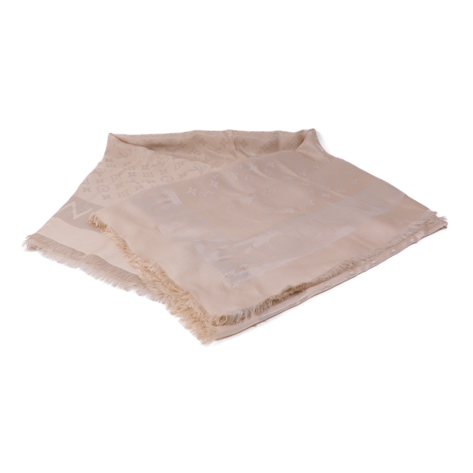 LOUIS VUITTON 絲質/羊毛Lock And Go Shine圍巾