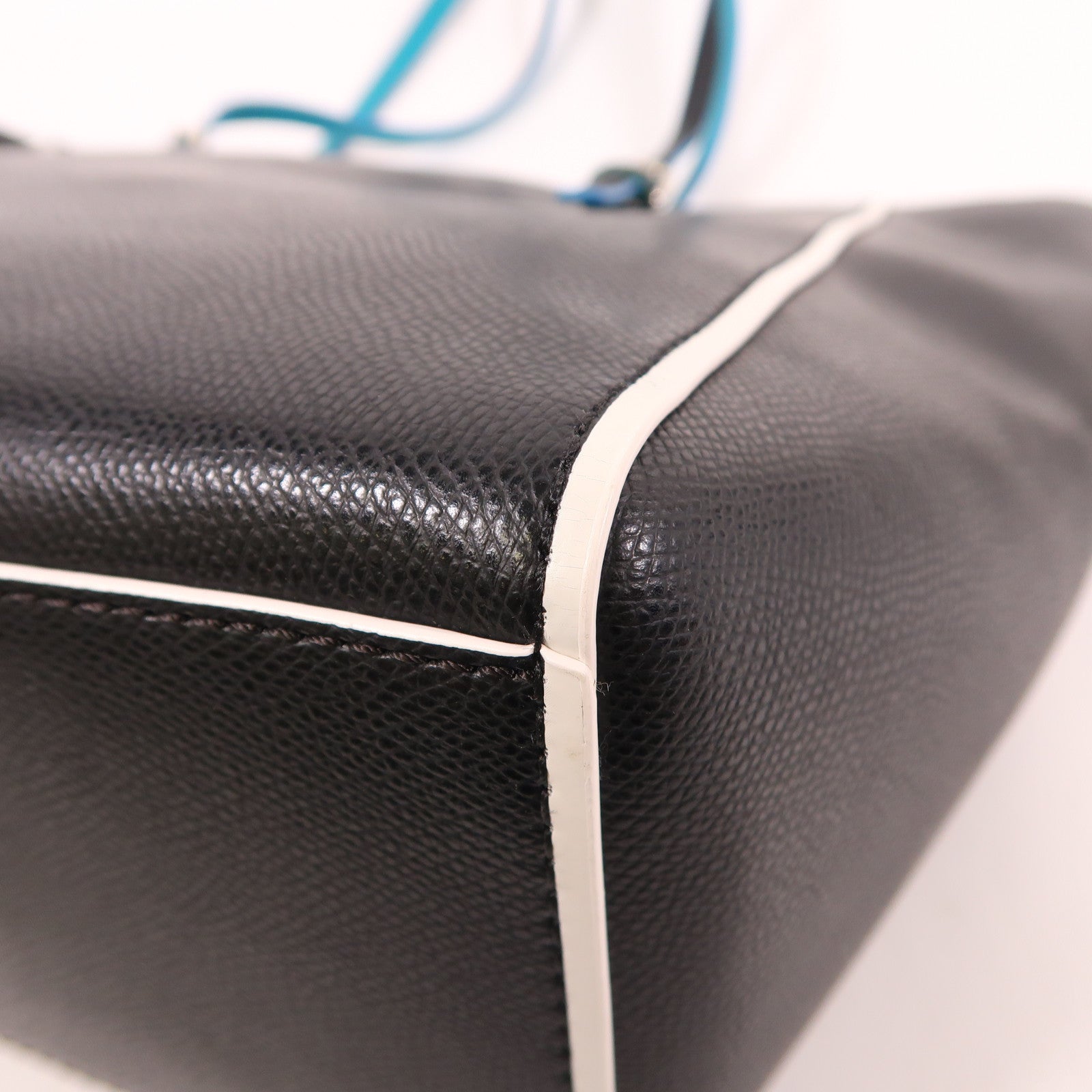 COACH 皮革Turnlock Tote銀扣肩背袋/手挽袋