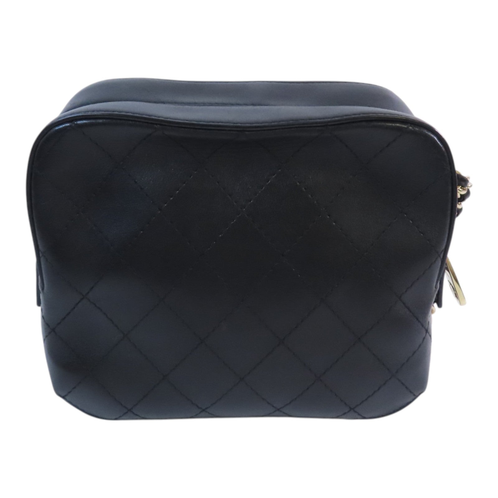 CHANEL 羊皮皮革Chain Shoulder Bag金扣鏈帶肩背袋