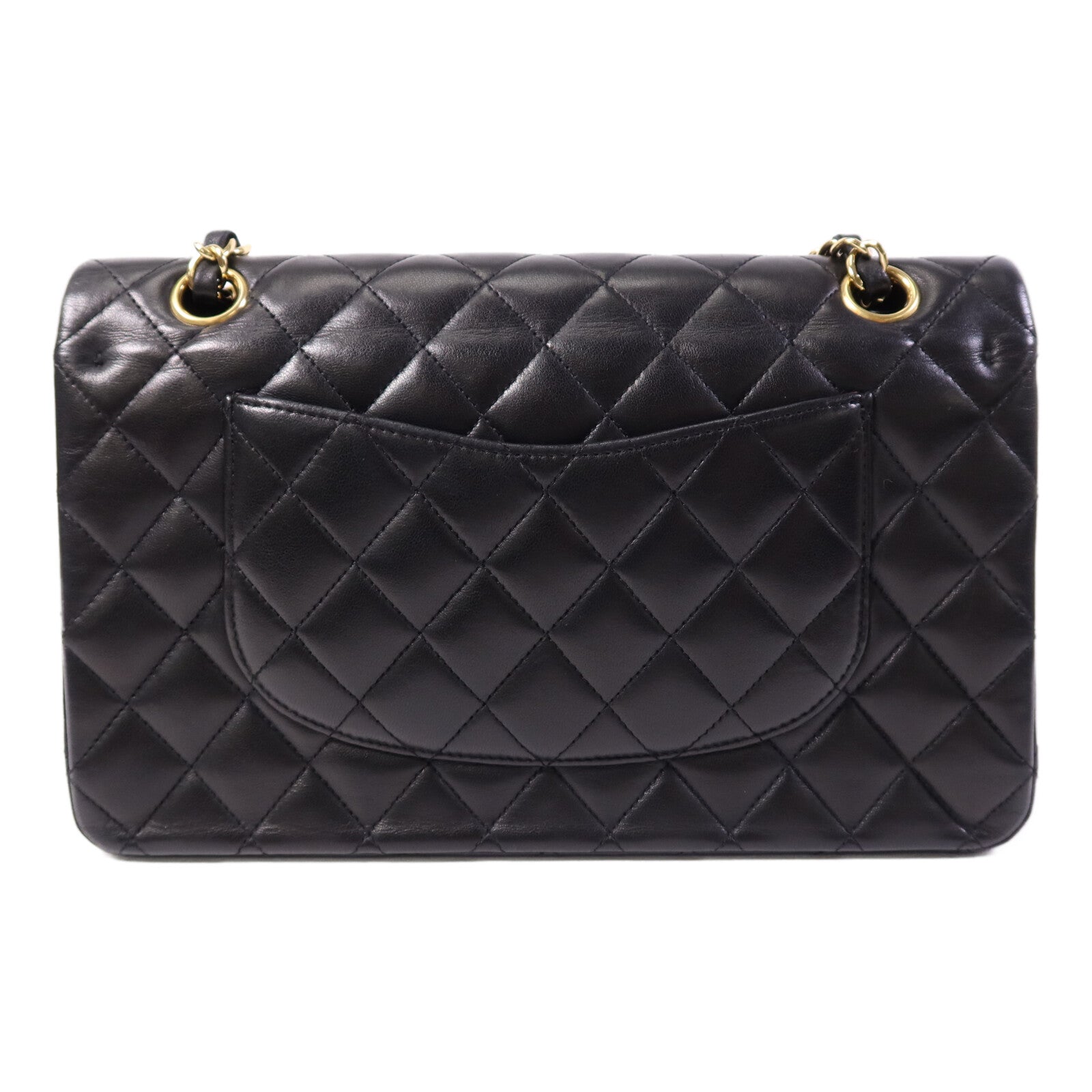 CHANEL 羊皮皮革Classic 25金扣鏈帶肩背袋