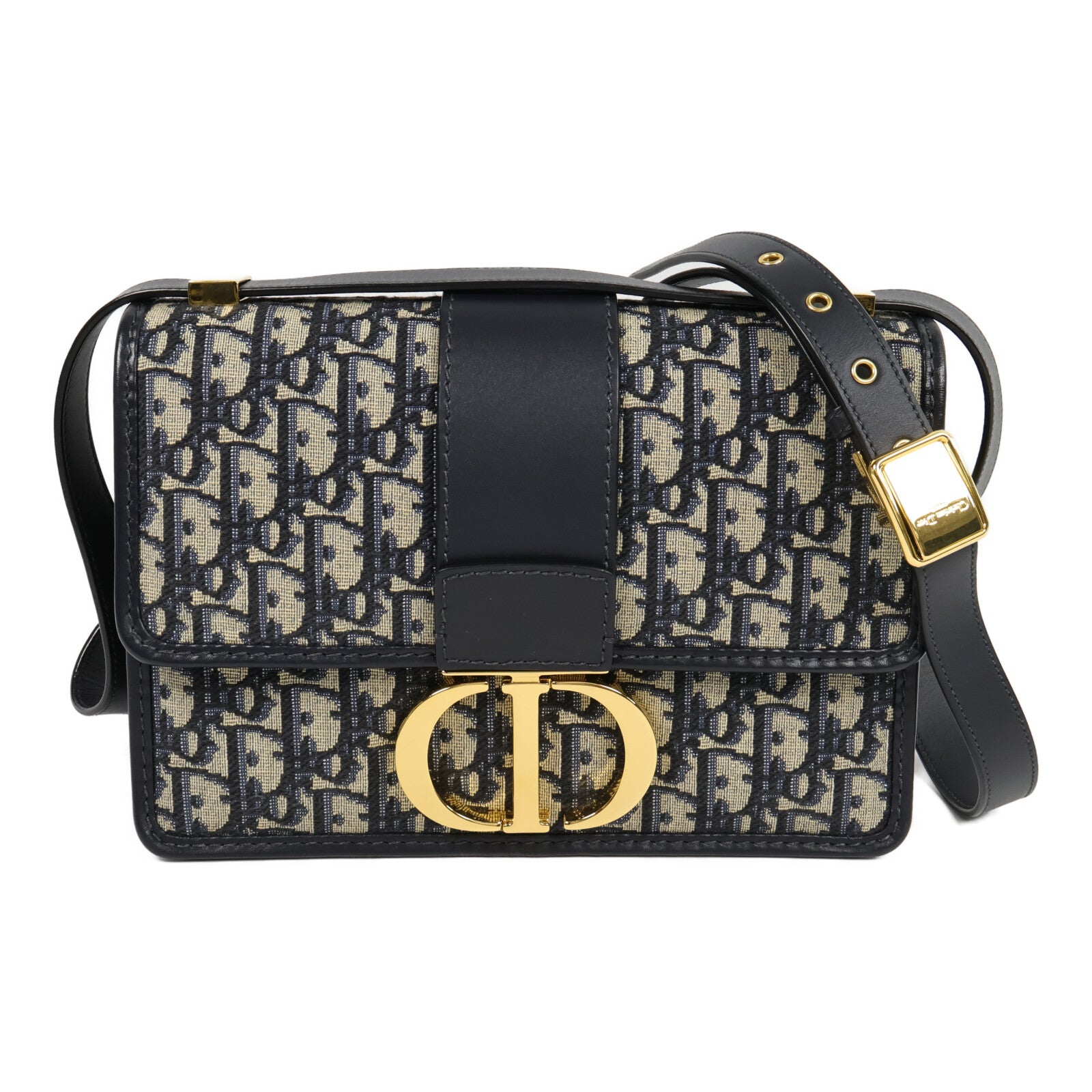 Dior 帆布30 Montaigne肩背袋