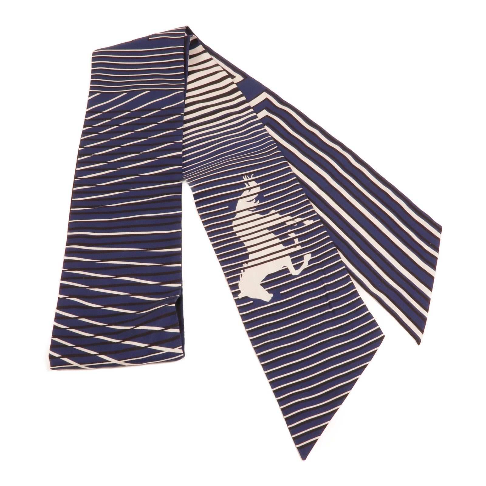 HERMES 絲質Maxi Twilly絲巾