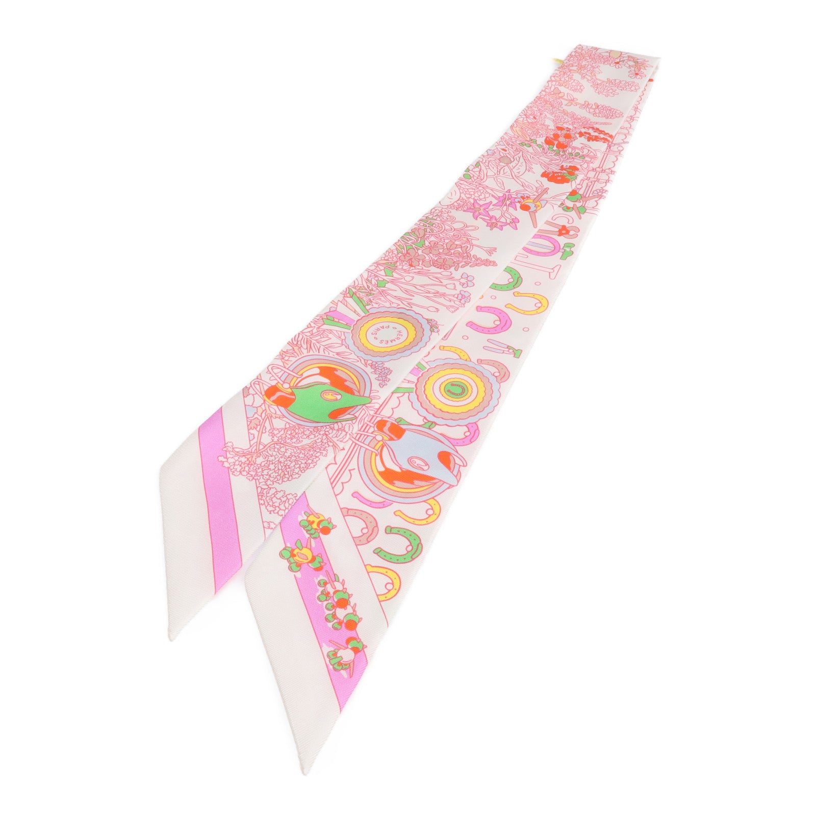 HERMES 絲質Twilly絲巾