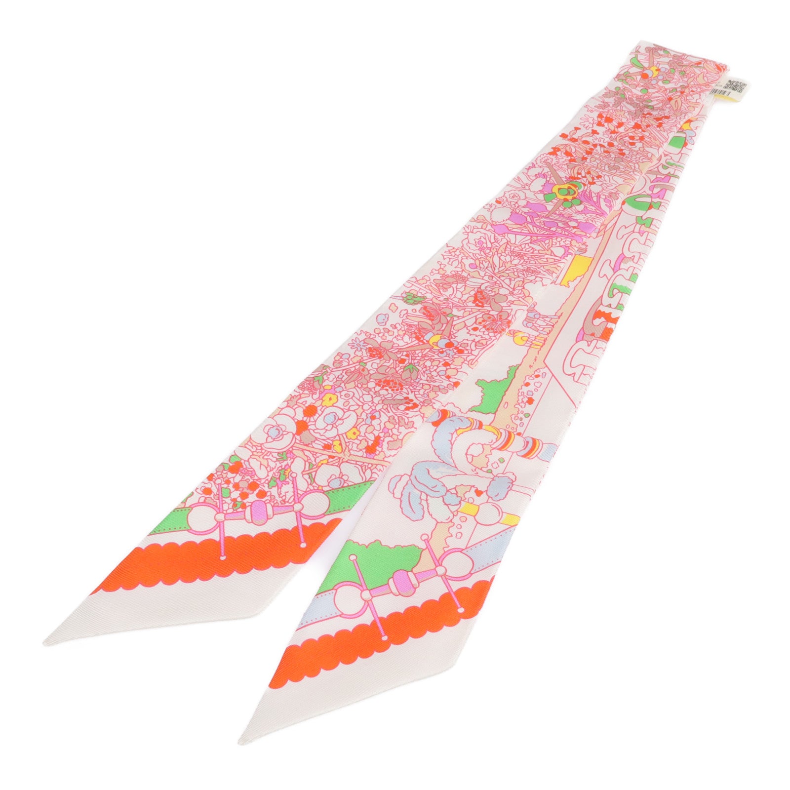 HERMES 【激減優惠】絲質Twilly絲巾