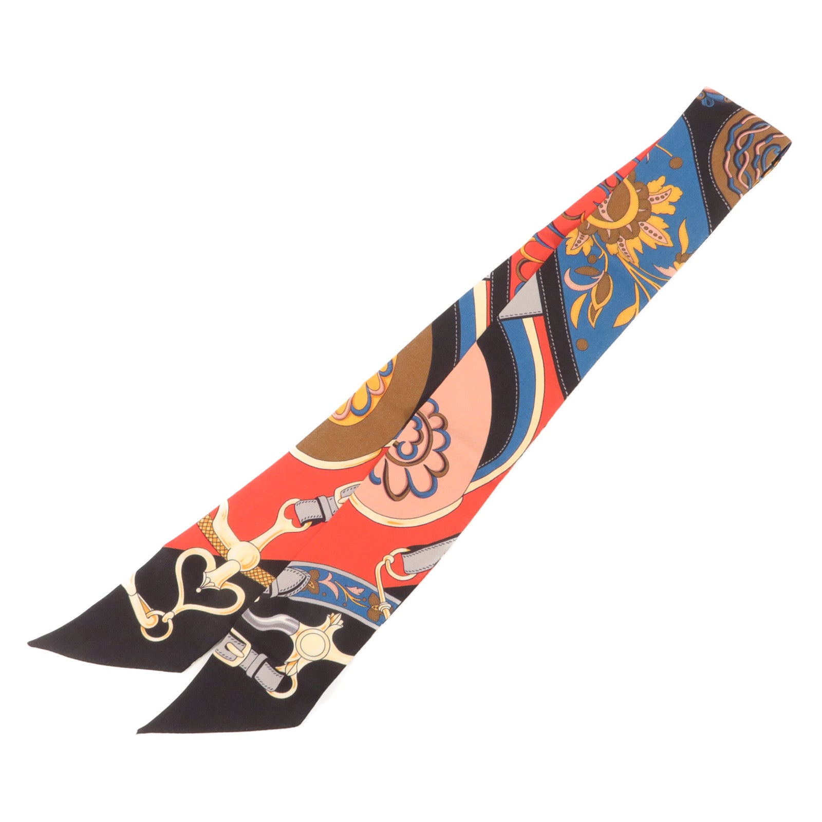 HERMES 絲質Twilly絲巾