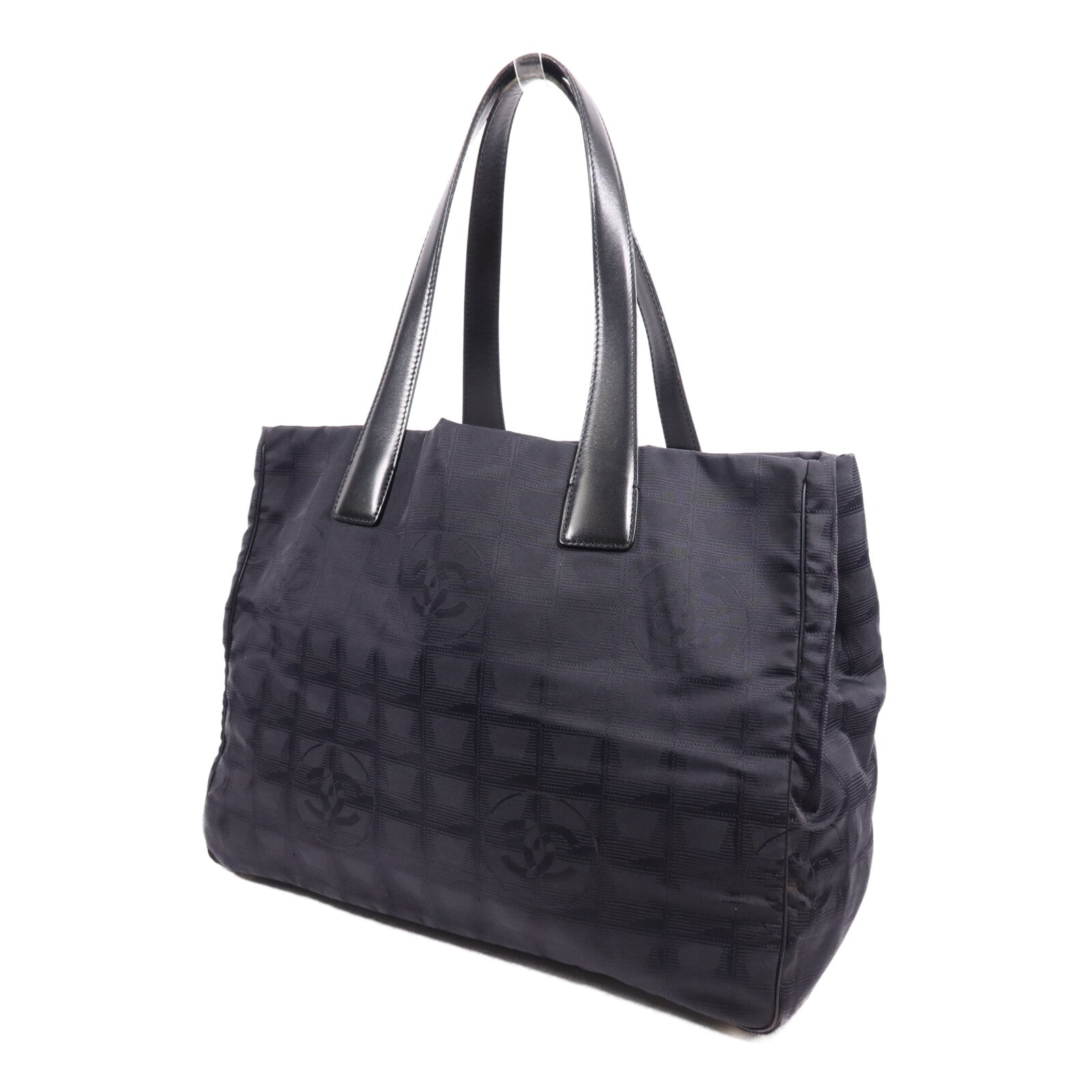 CHANEL 尼龍New Travel Line Tote金扣手挽袋