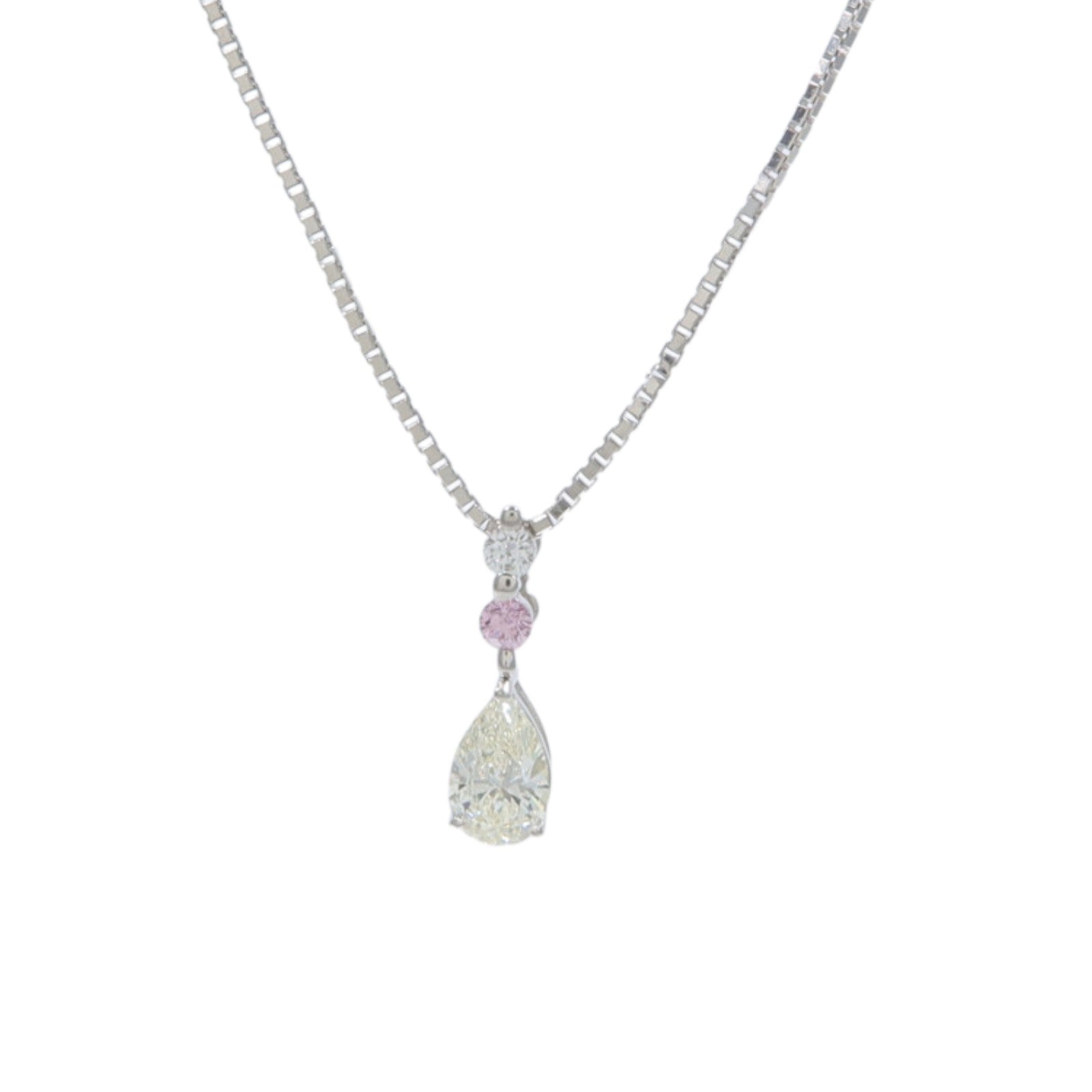 JEWELRY 18K白金/PT900鉑金Diamond Necklace鑽石項鍊