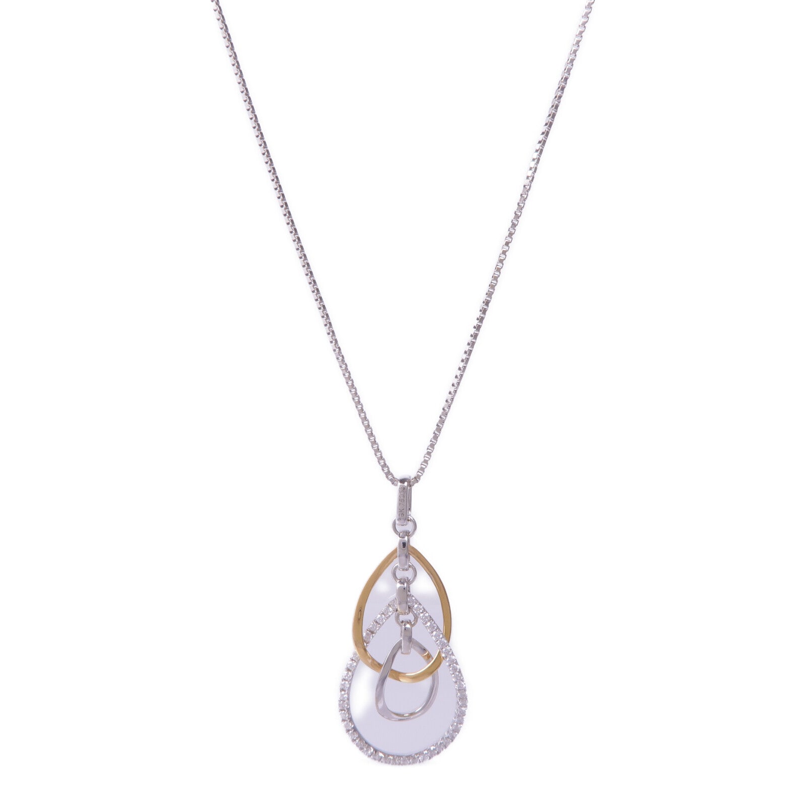JEWELRY 18K黃金/白金Diamond Necklace鑽石項鍊