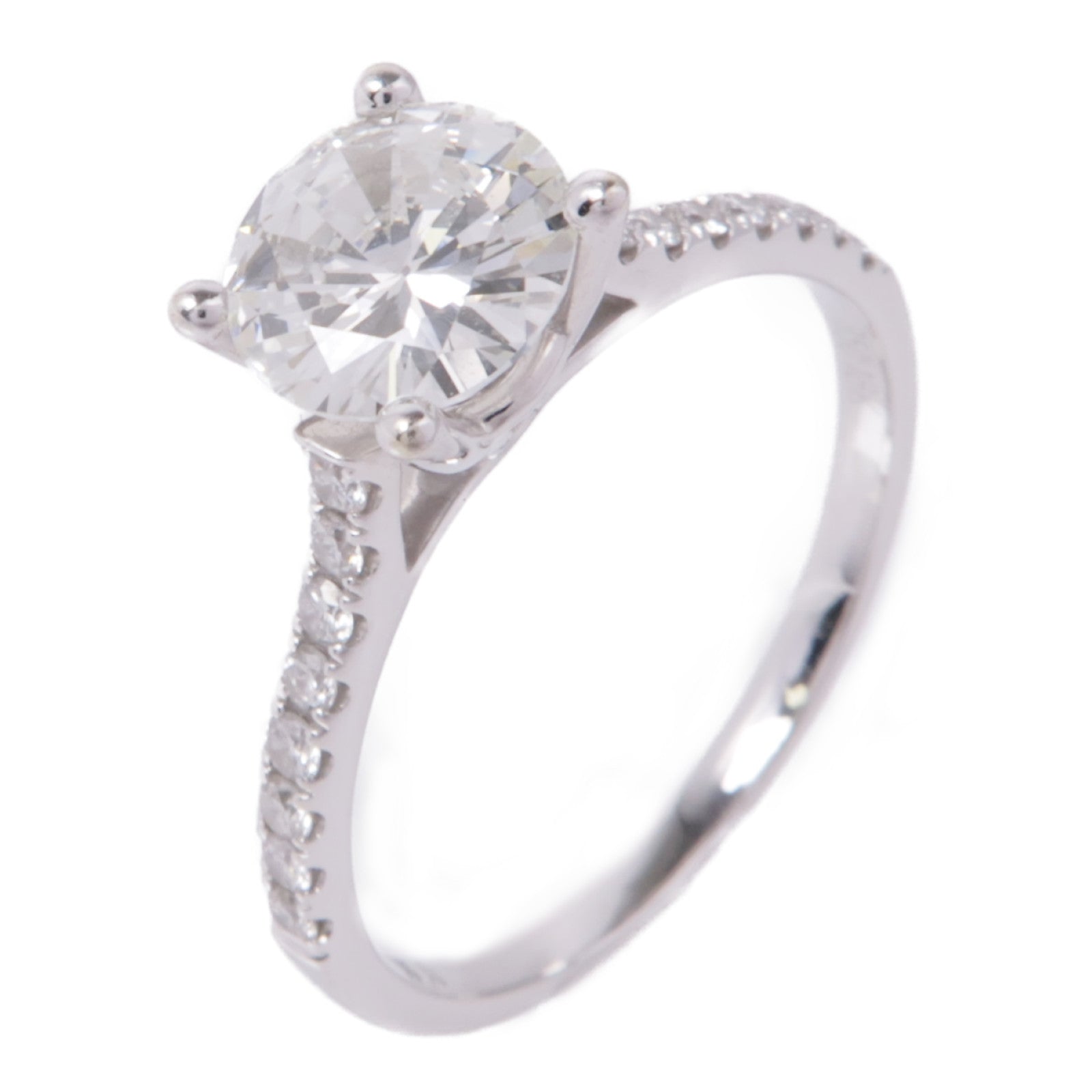 JEWELRY 【激減優惠】18K白金Diamond Ring鑽石戒指US#7.5