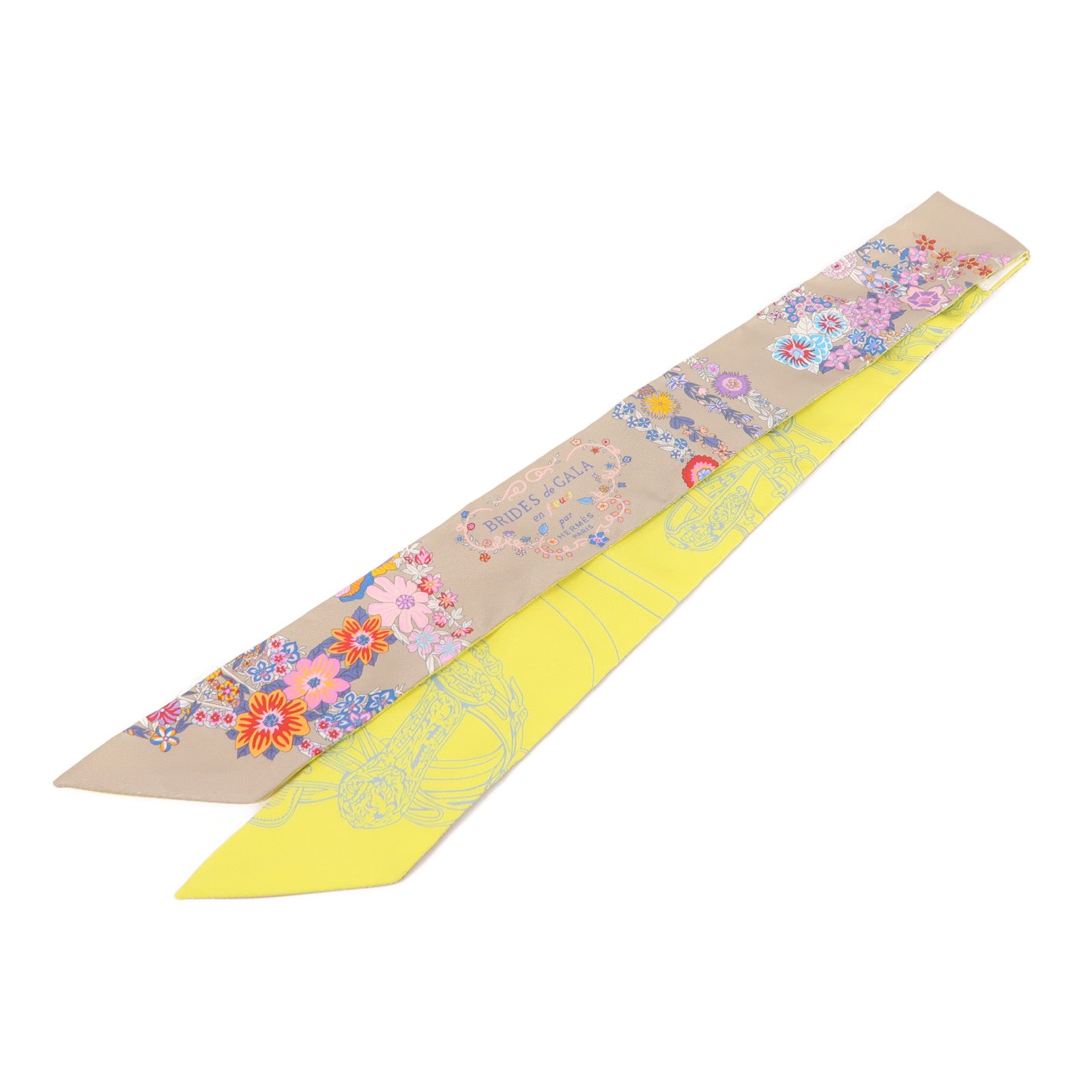 HERMES 絲質Twilly絲巾