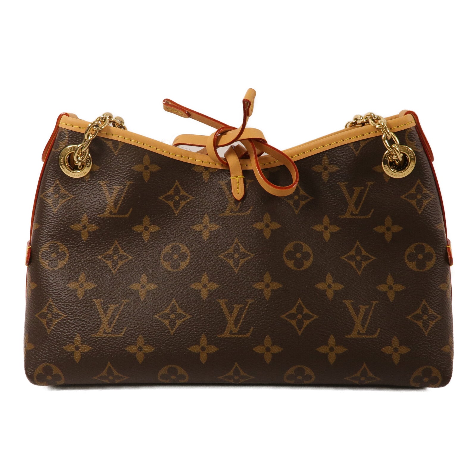 LOUIS VUITTON Monogram Carry All BB鏈帶肩背袋